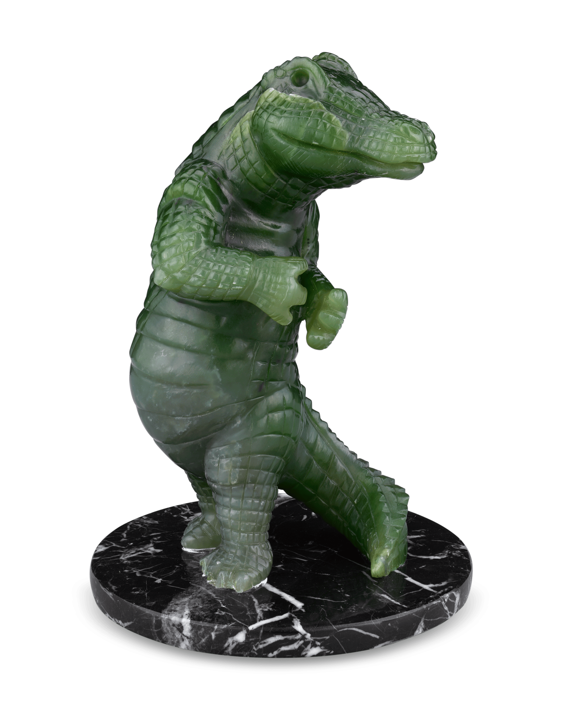 Jadeite Crocodile by Andreas von Zadora-Gerlof