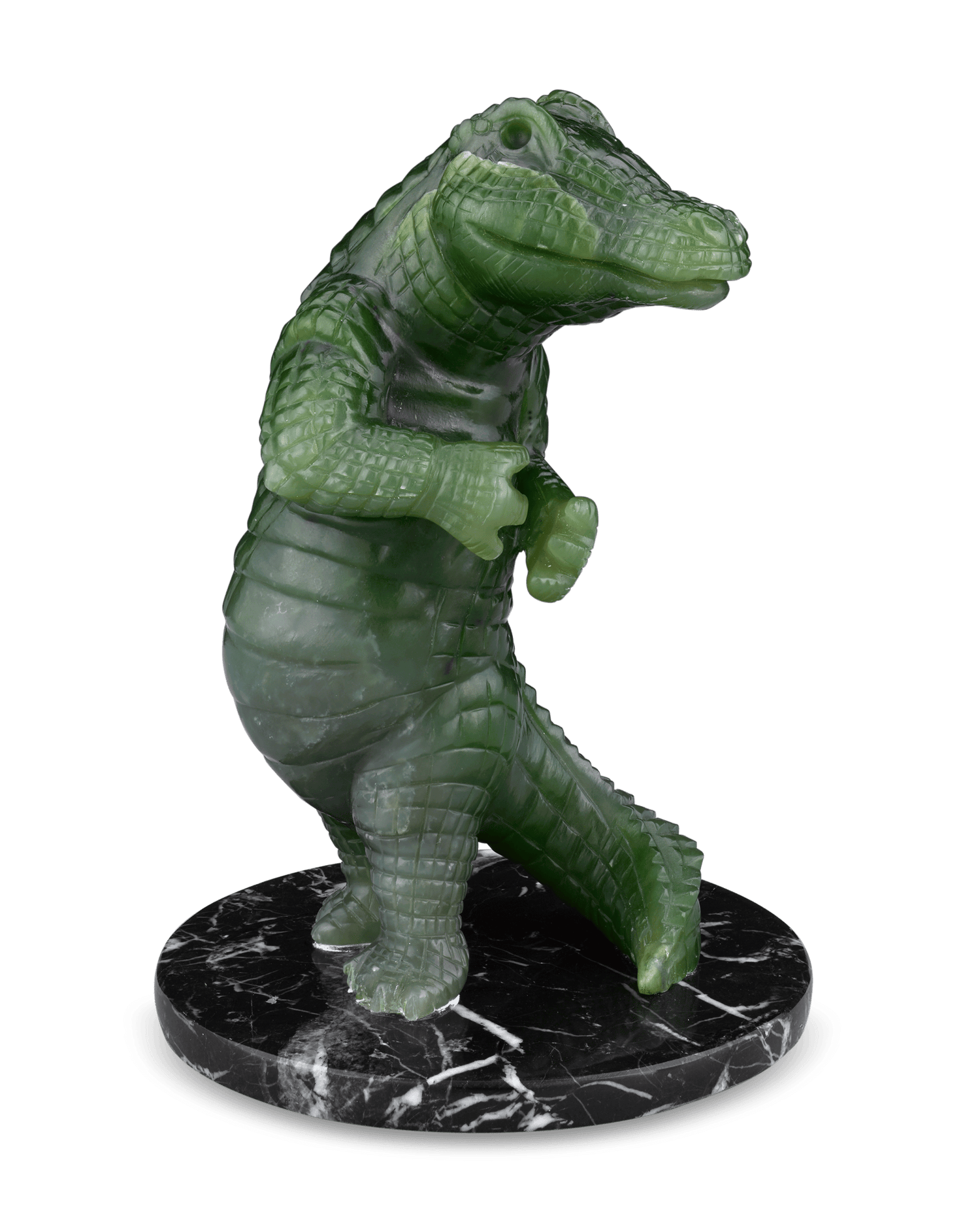 Jadeite Crocodile by Andreas von Zadora-Gerlof