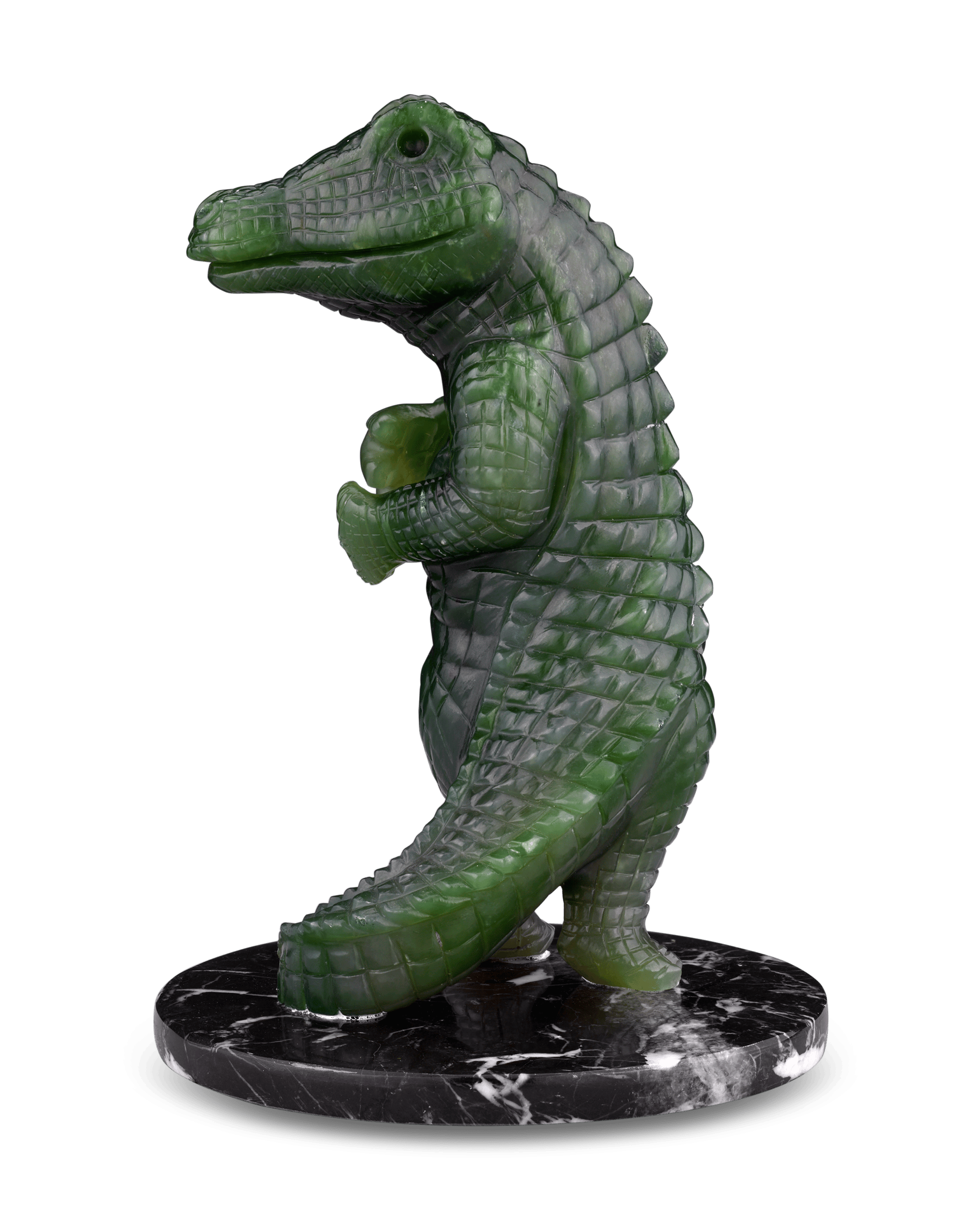 Jadeite Crocodile by Andreas von Zadora-Gerlof