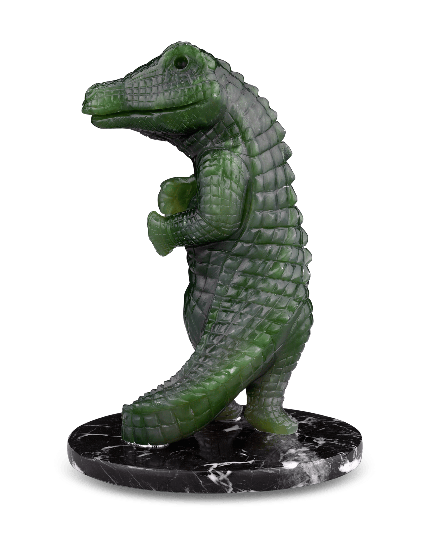 Jadeite Crocodile by Andreas von Zadora-Gerlof