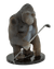 Carved Quartz Gorilla by Andreas von Zadora-Gerlof