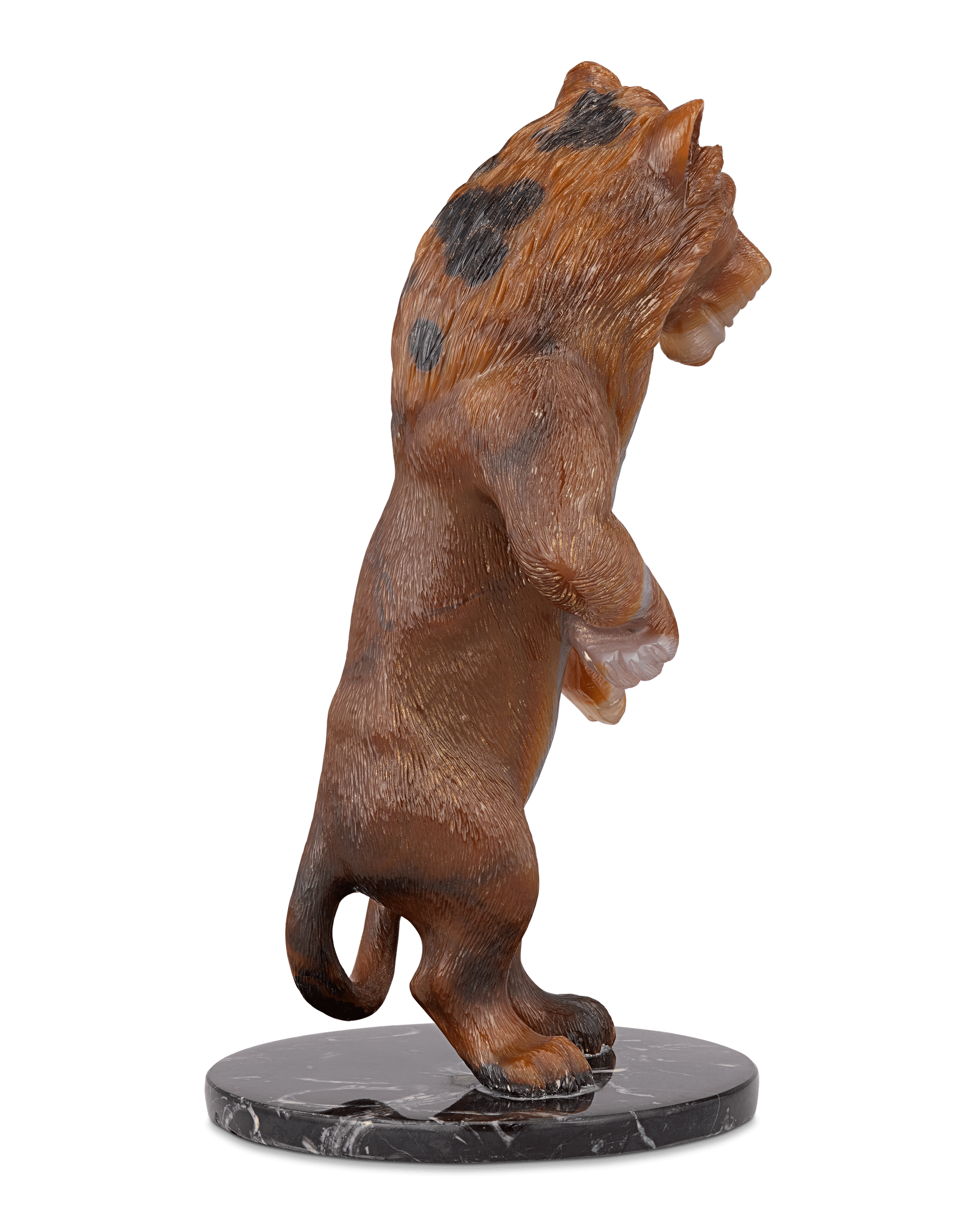 Carved Quartz Lion by Andreas von Zadora-Gerlof