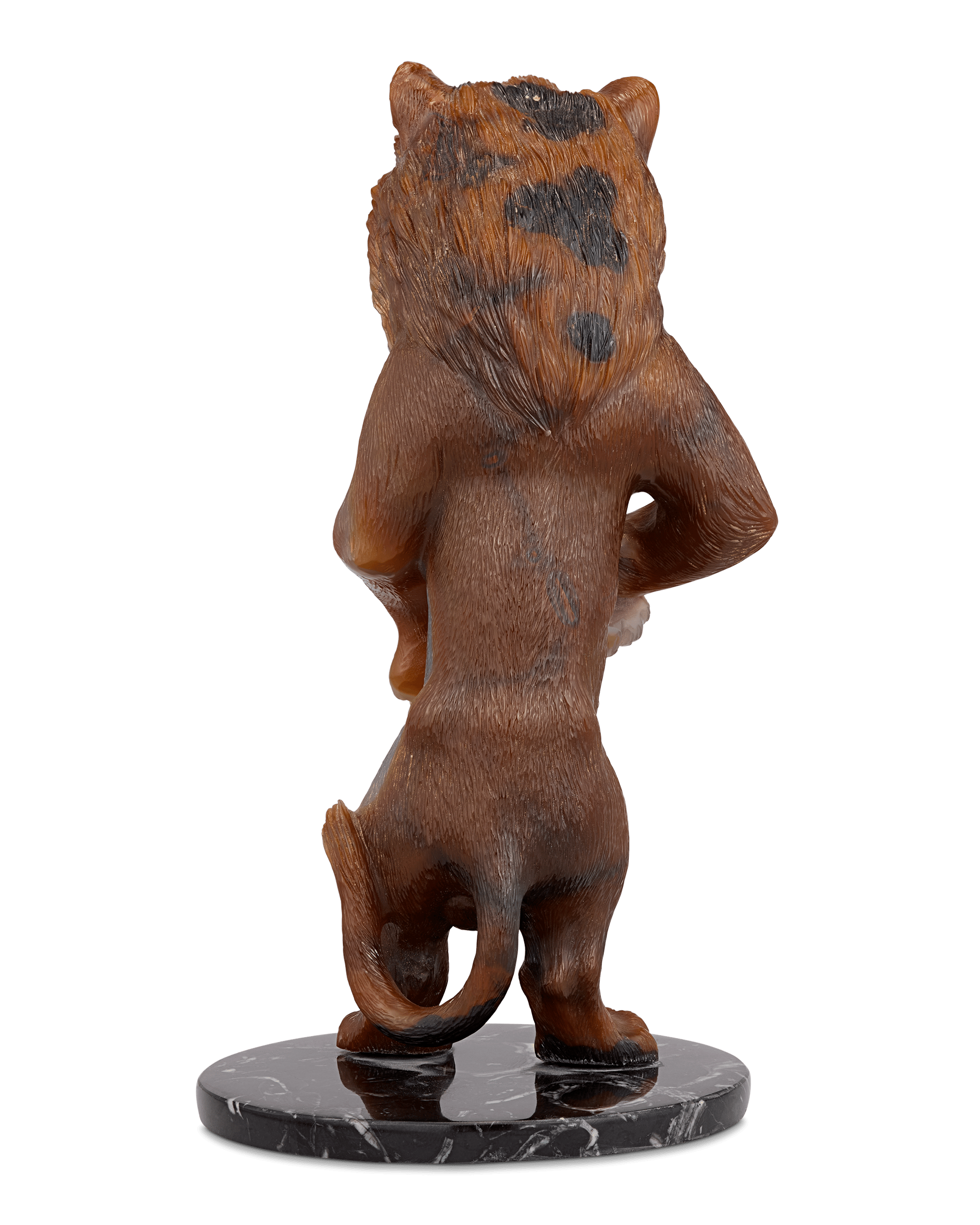 Carved Quartz Lion by Andreas von Zadora-Gerlof