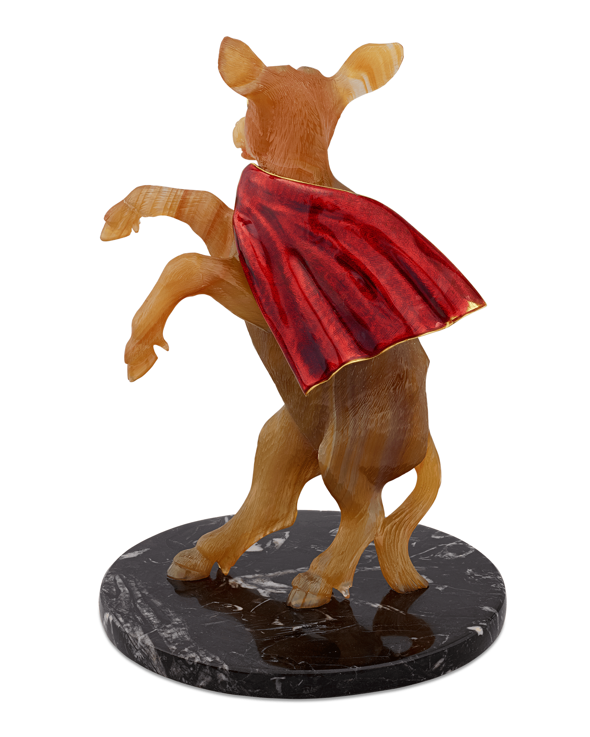 Quartz and Enamel Goat by Andreas von Zadora-Gerlof