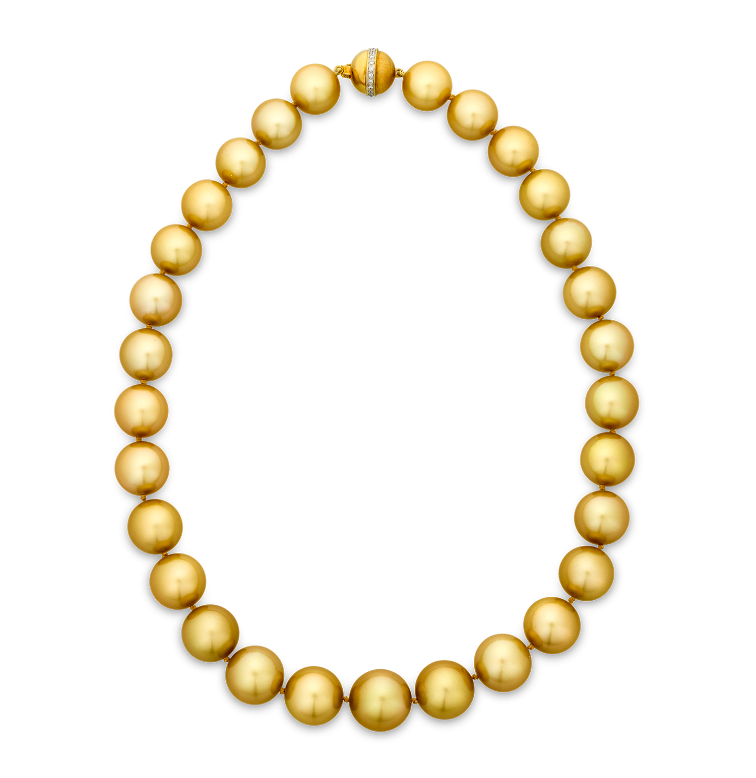 Golden South Sea Pearl Necklace