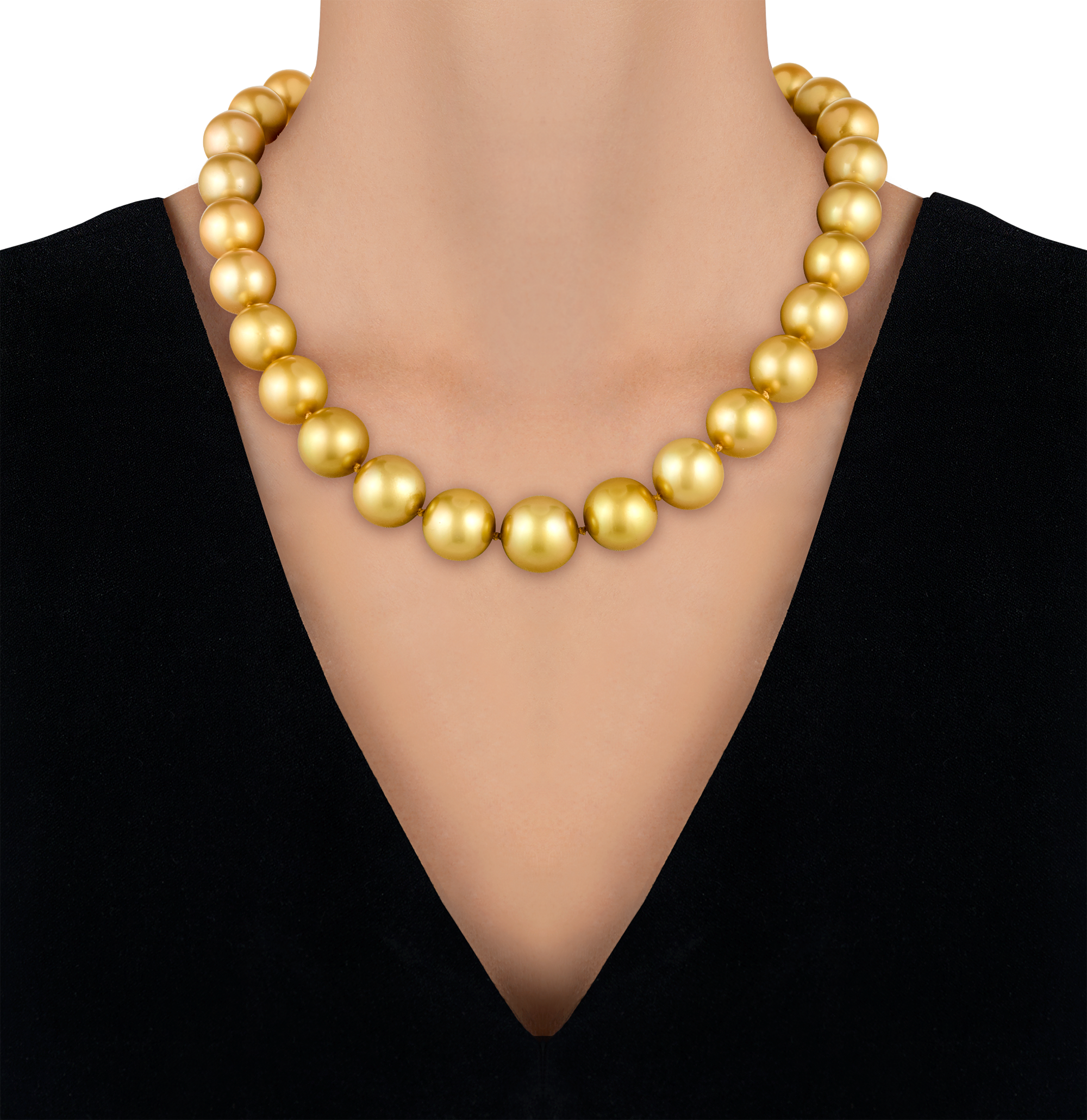 Golden South Sea Pearl Necklace