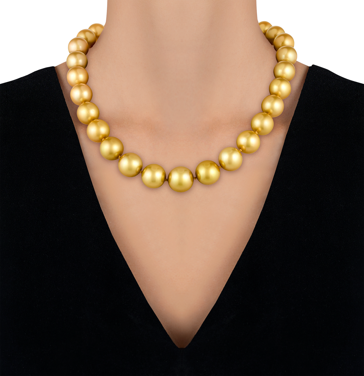 Golden South Sea Pearl Necklace
