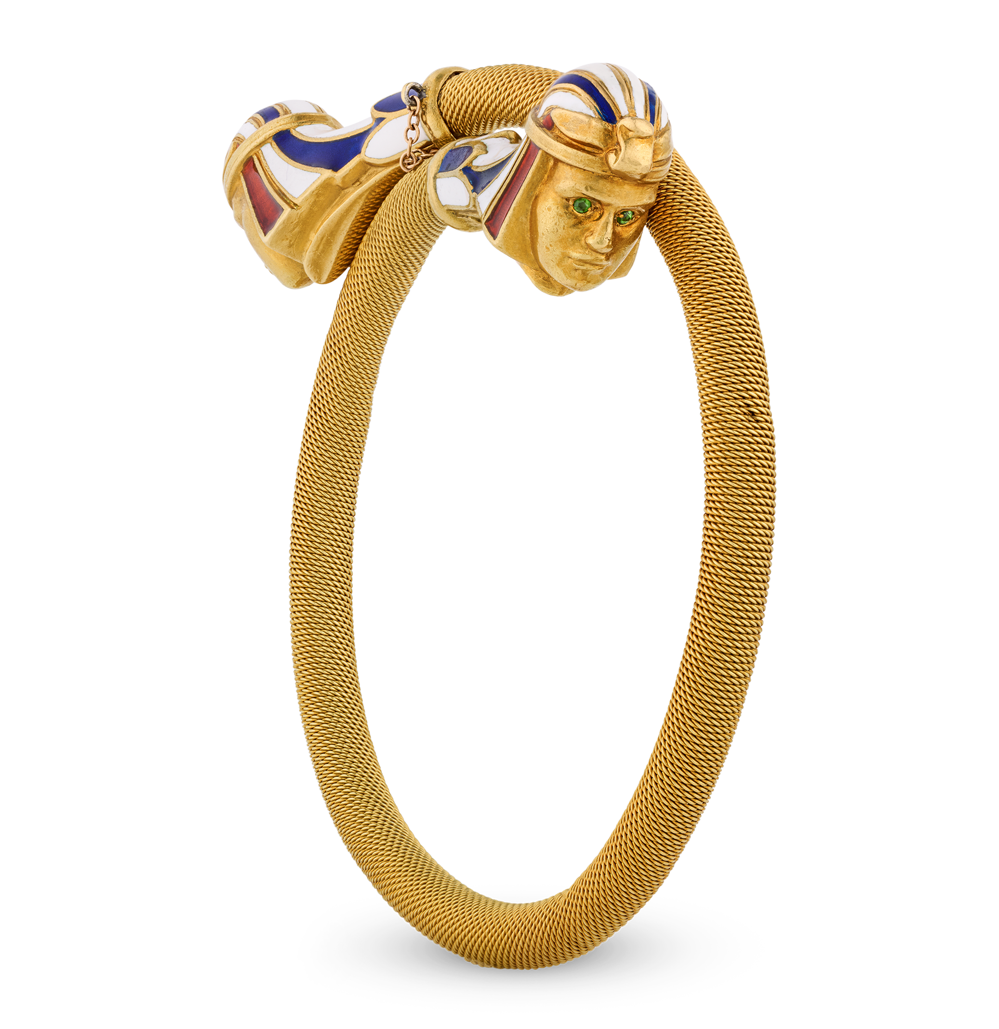Pharaoh's Head Crossover Bracelet