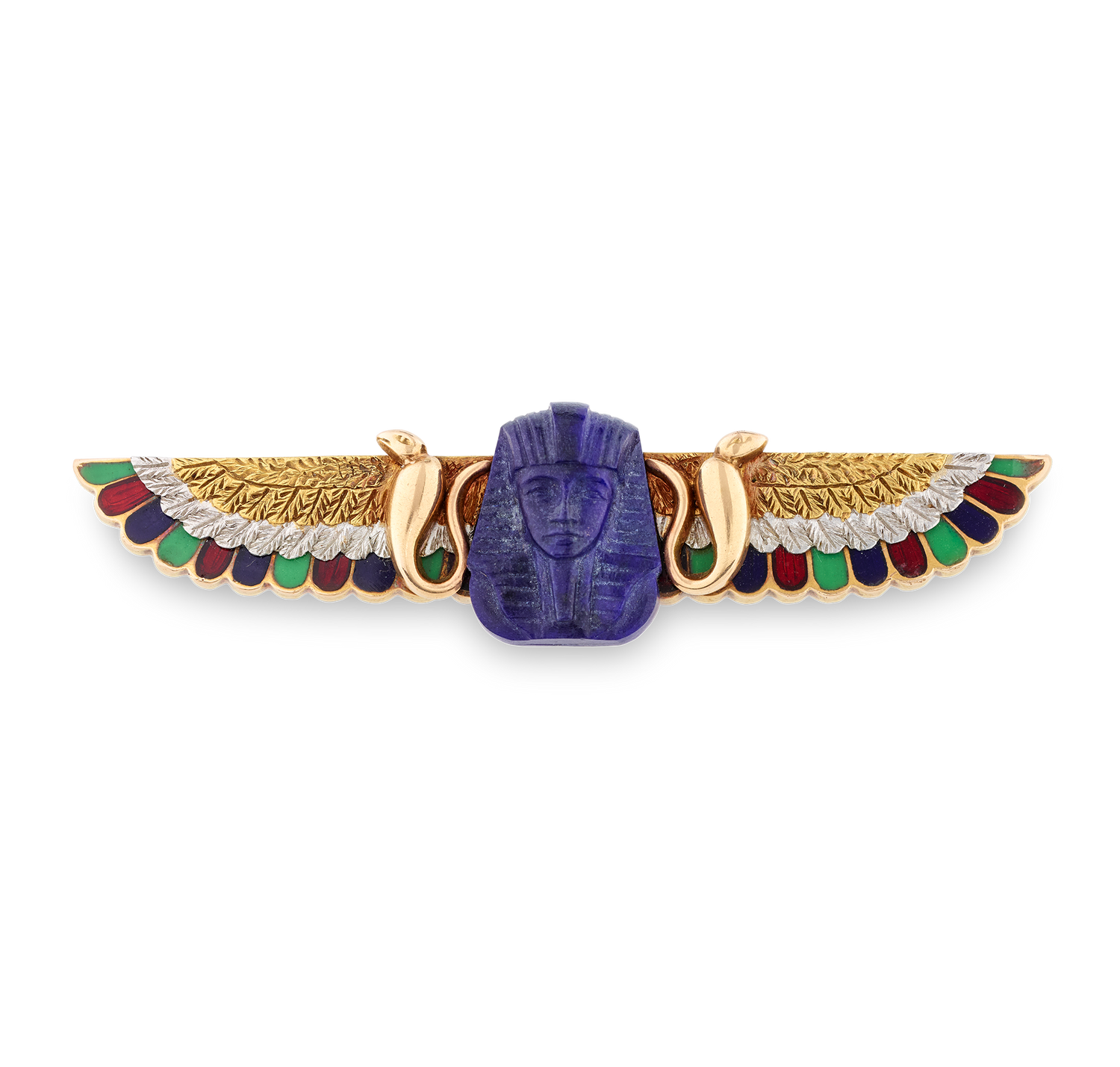 Garrard & Co. Lapis Lazuli Pharaoh Brooch