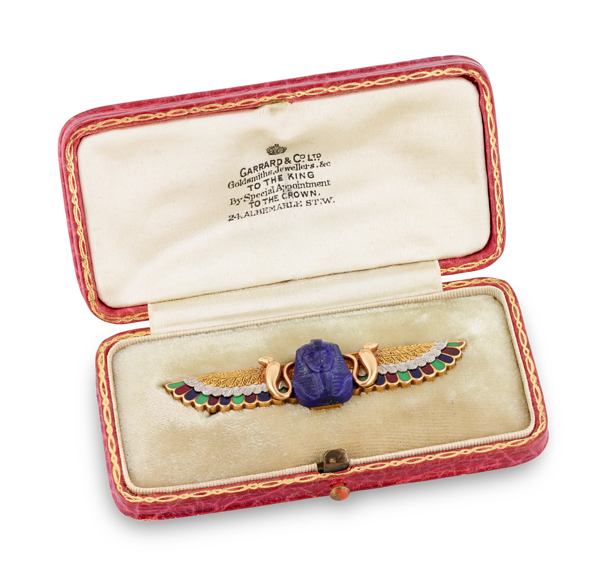 Garrard & Co. Lapis Lazuli Pharaoh Brooch