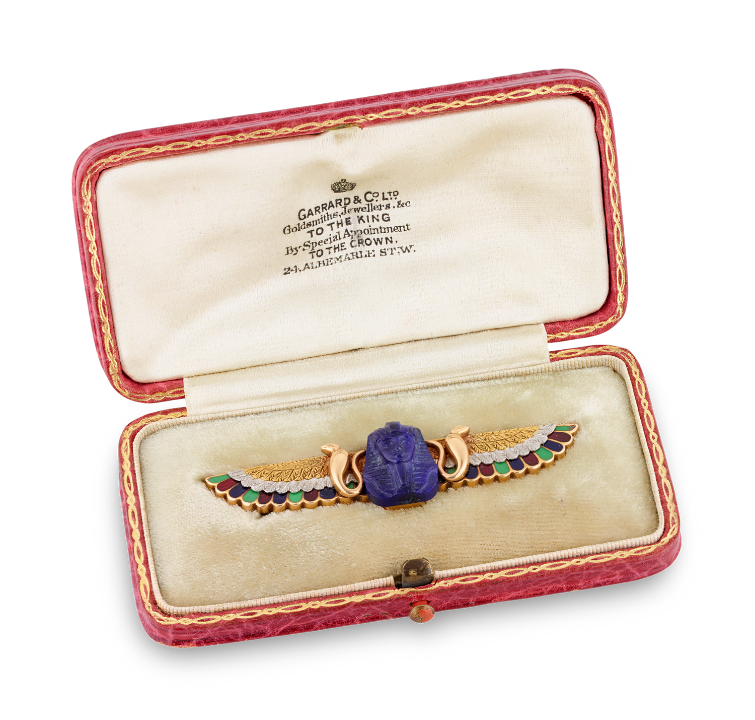 Garrard & Co. Lapis Lazuli Pharaoh Brooch