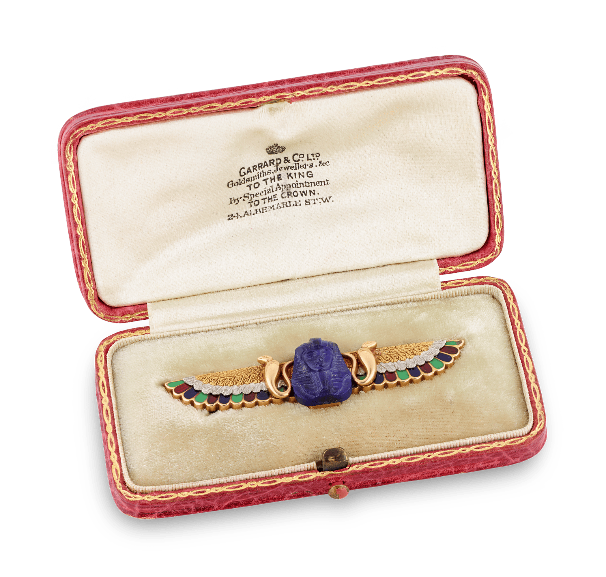 Garrard & Co. Egyptian Revival Pharaoh Brooch