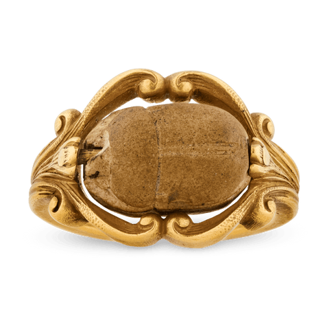 Louis Comfort Tiffany Scarab Ring