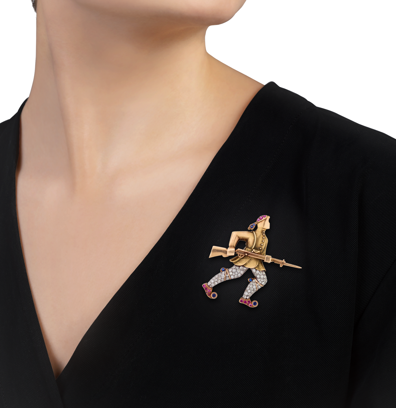 Greek Soldier Brooch