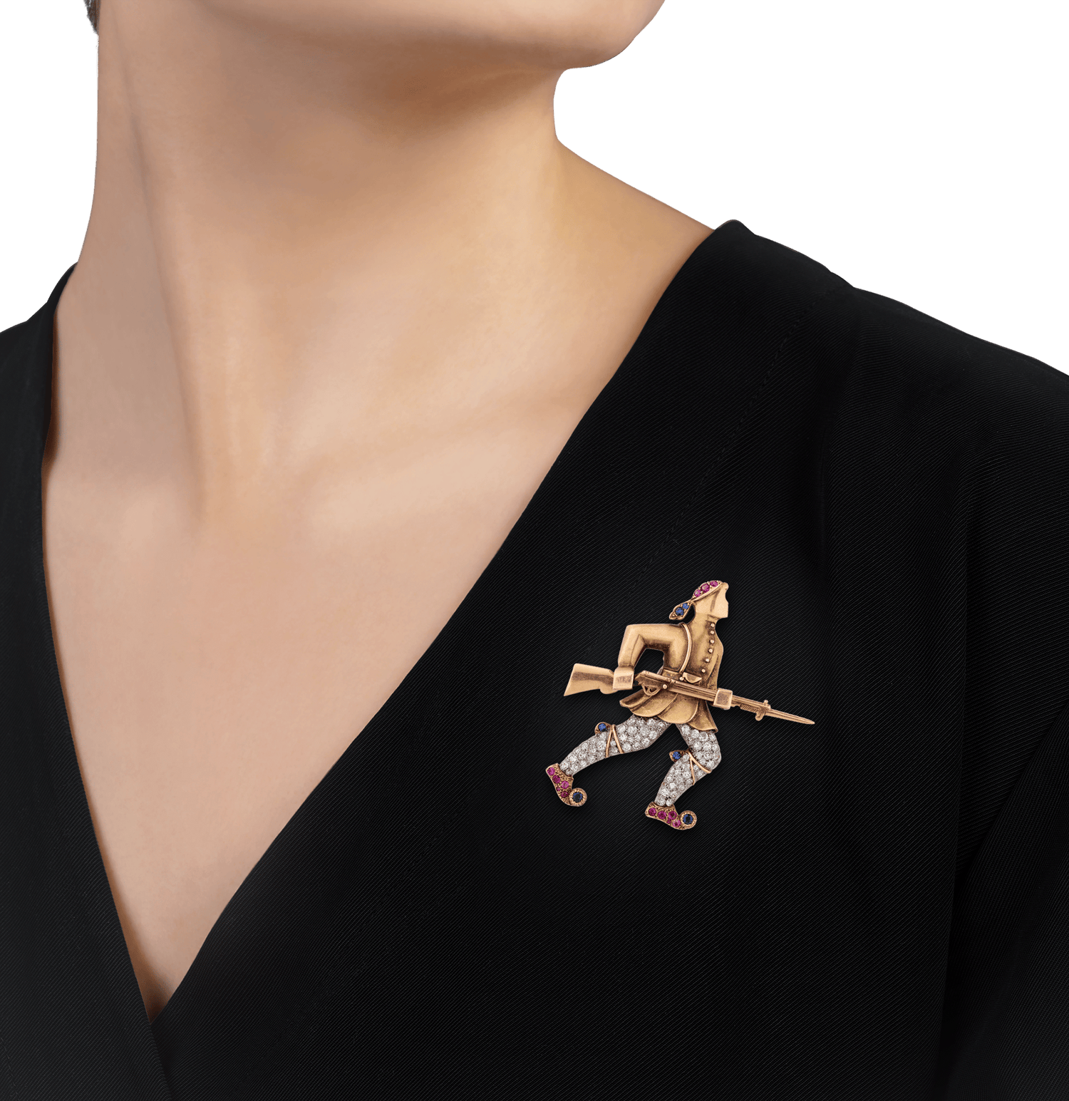 Greek Soldier Brooch
