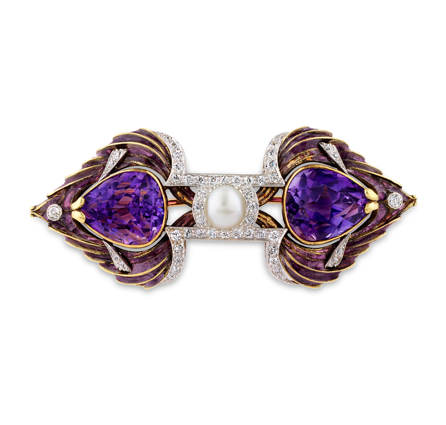 Marcus & Co. Amethyst Brooch
