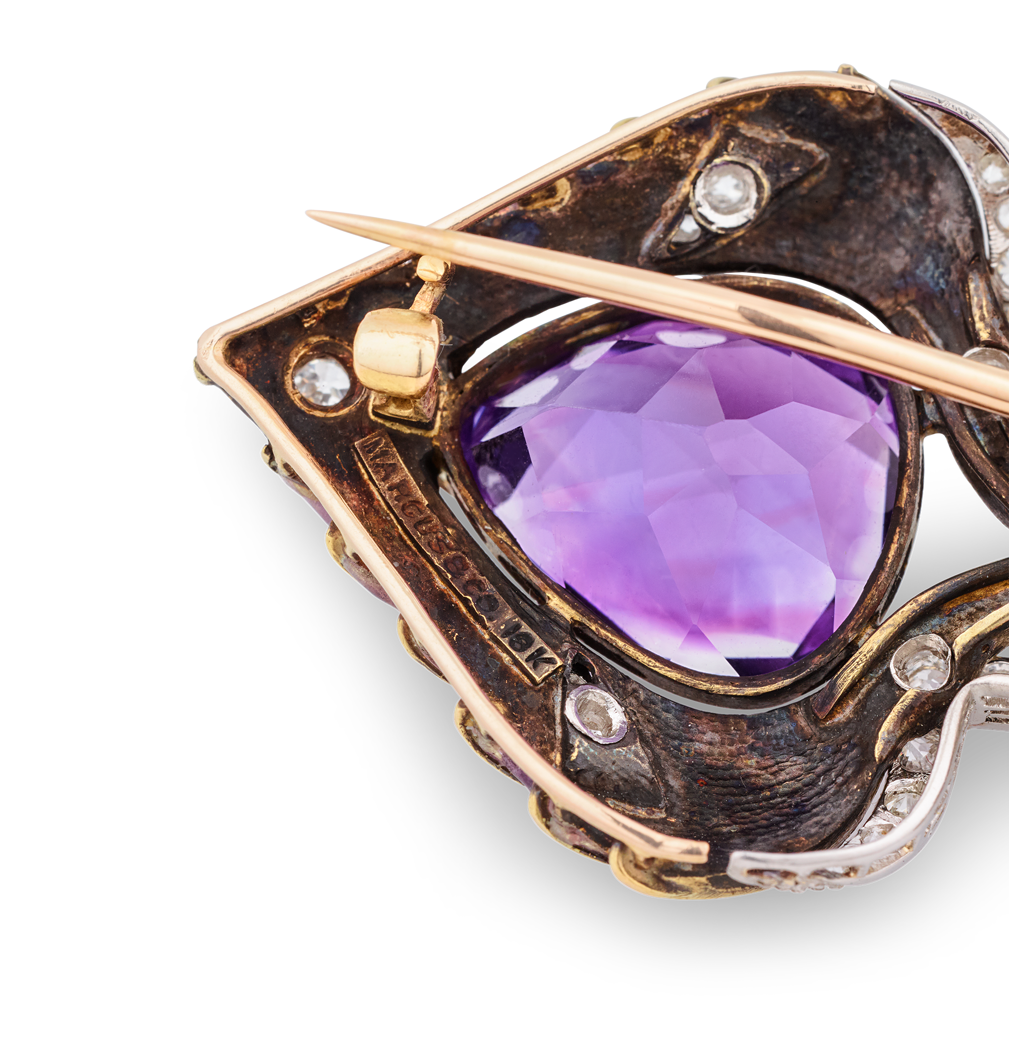Marcus & Co. Amethyst Brooch