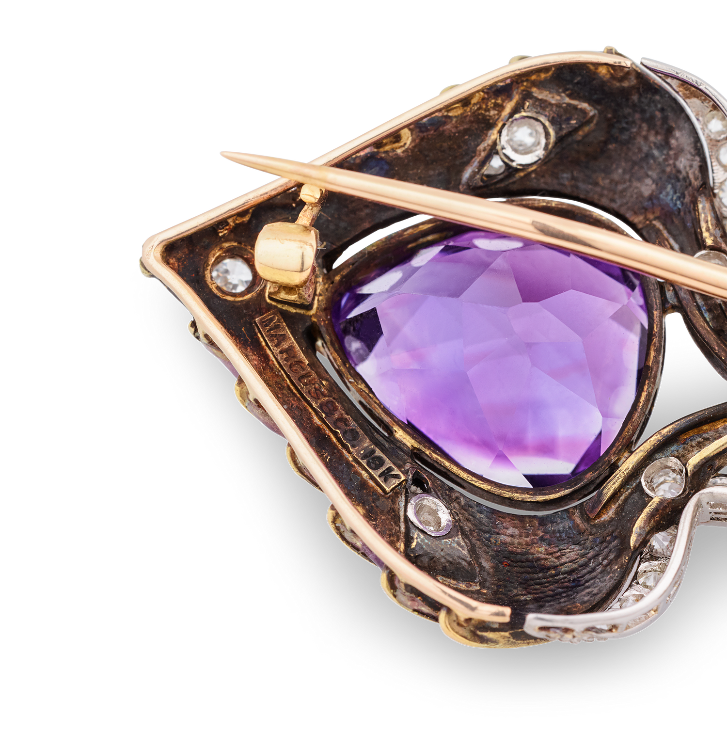 Marcus & Co. Amethyst Brooch