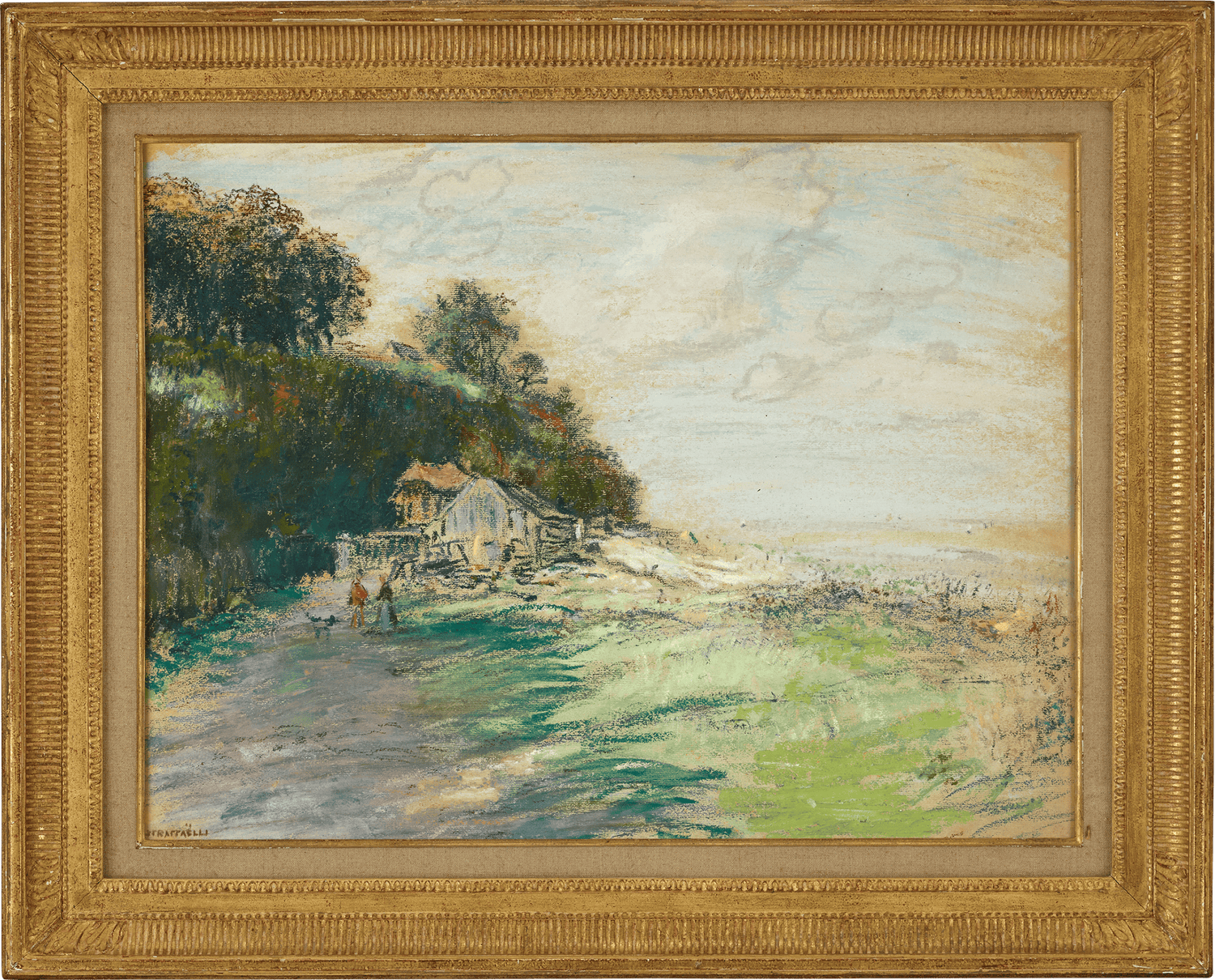 A Coastal Path by Jean-François Raffaelli