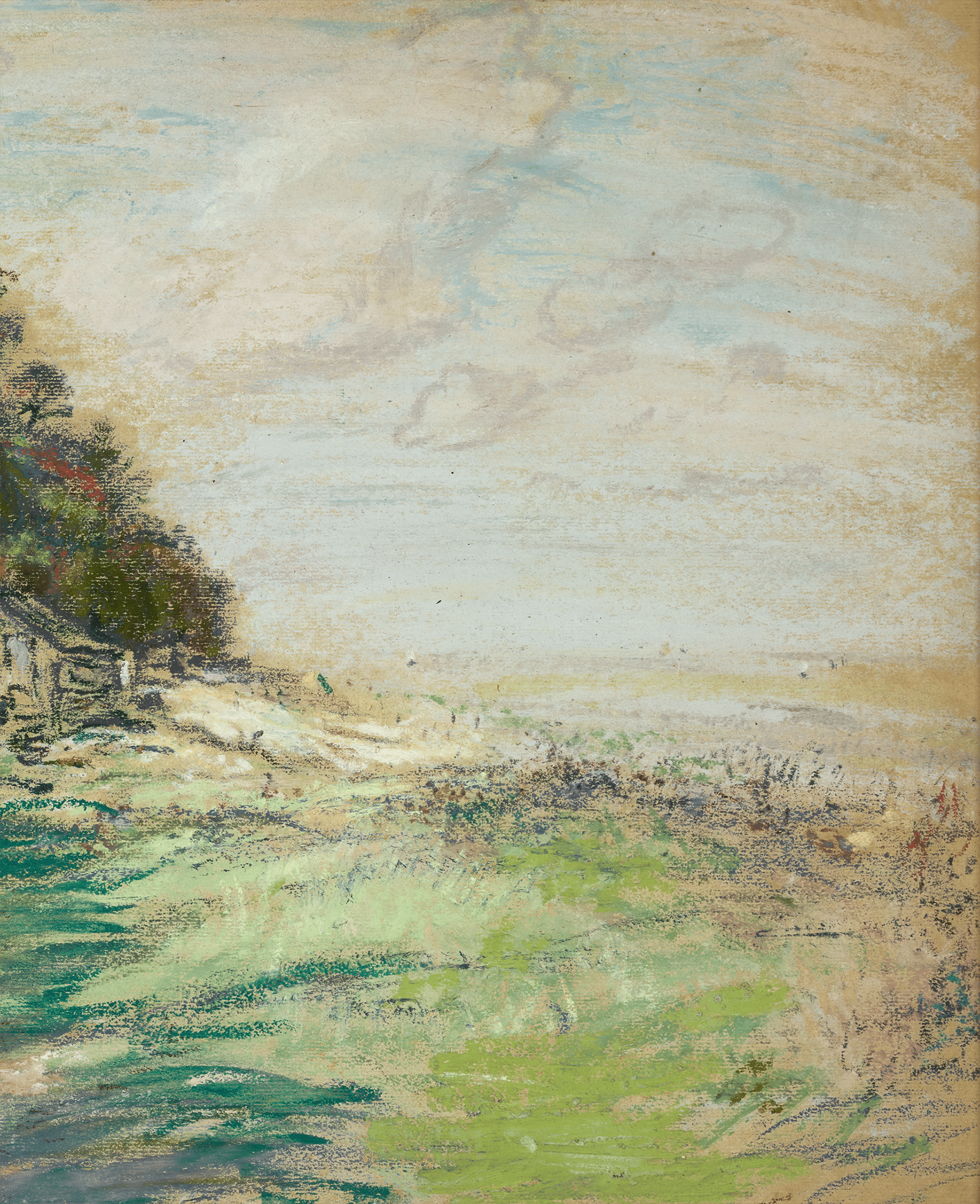 A Coastal Path by Jean-François Raffaelli