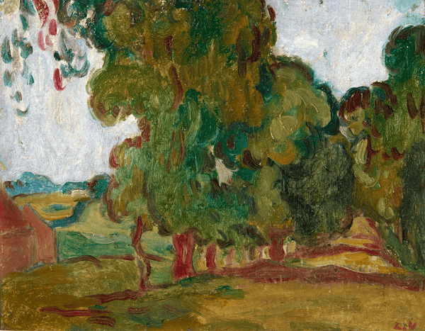 Allée d'arbres by Louis Valtat