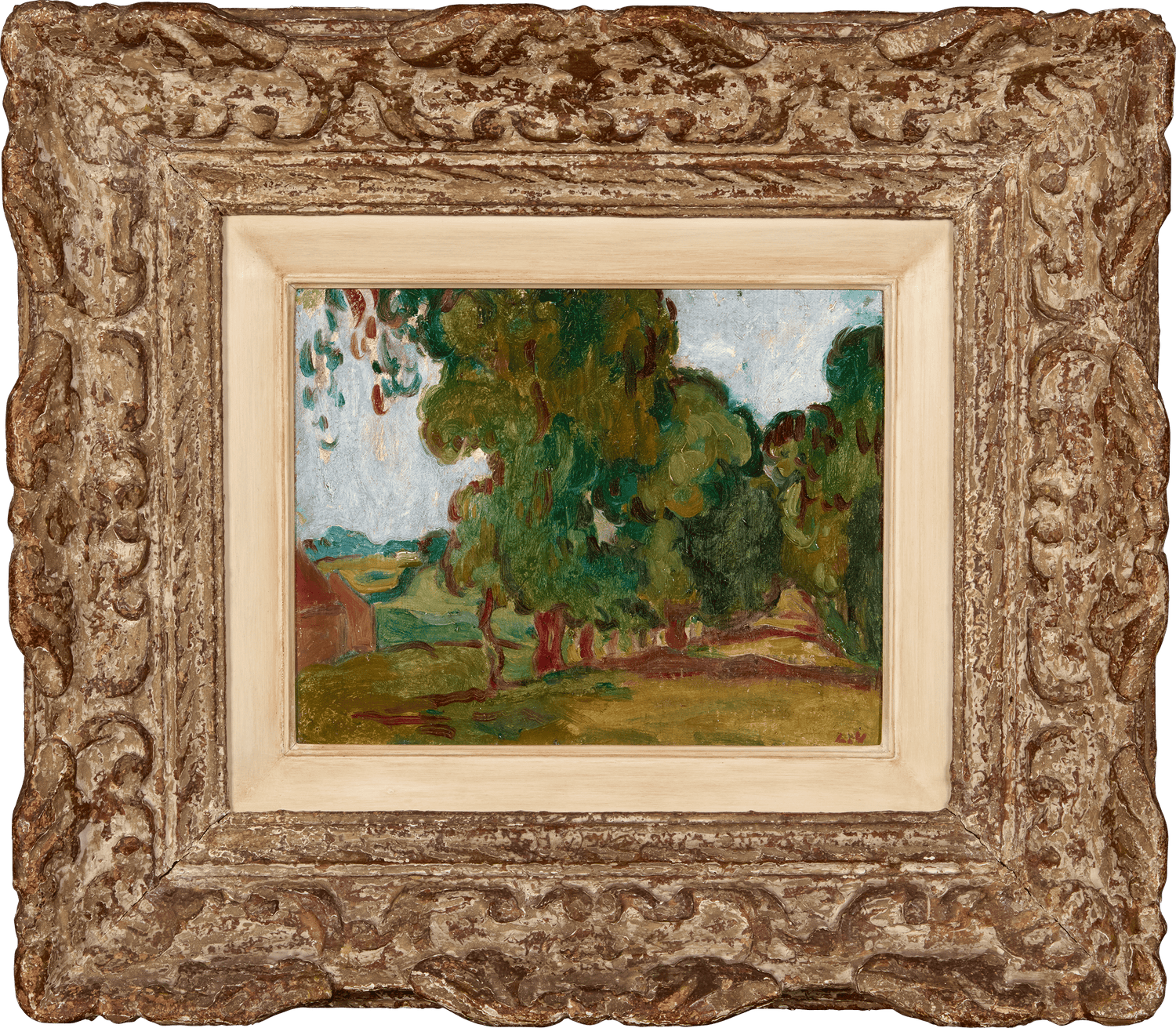 Allée d'arbres by Louis Valtat