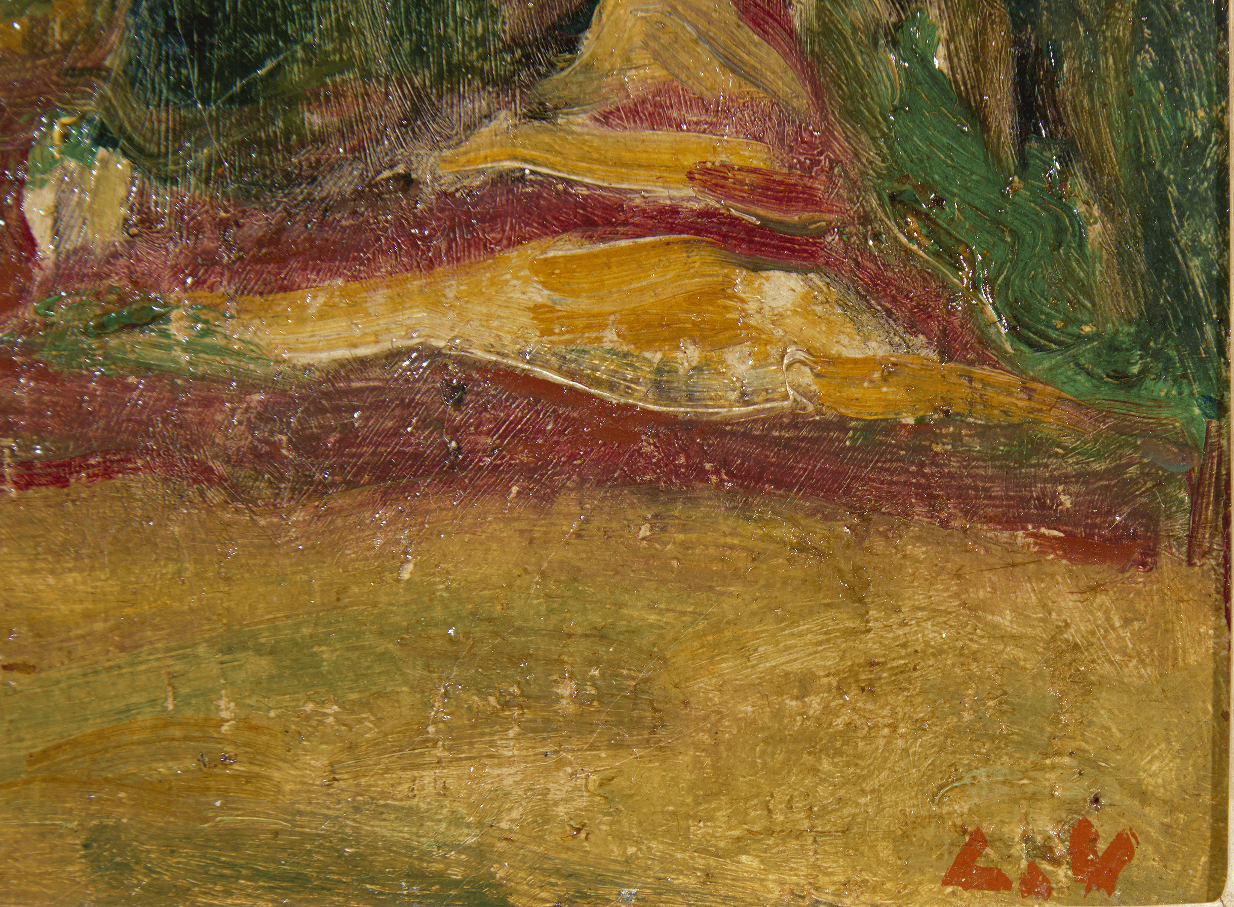 Allée d'arbres by Louis Valtat