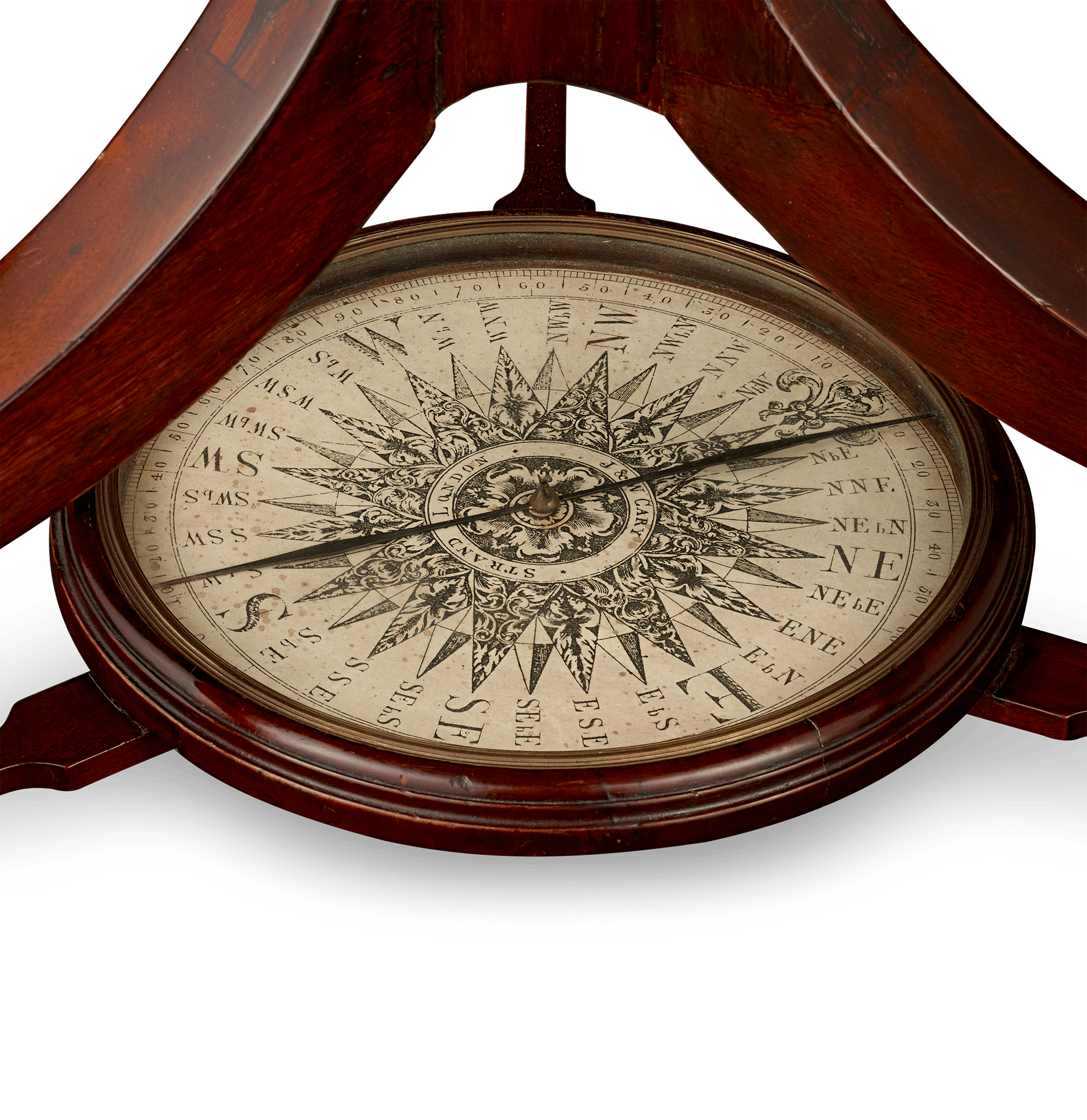 Georgian 21-Inch Terrestrial and Celestial Floor Globes by J. W. Cary