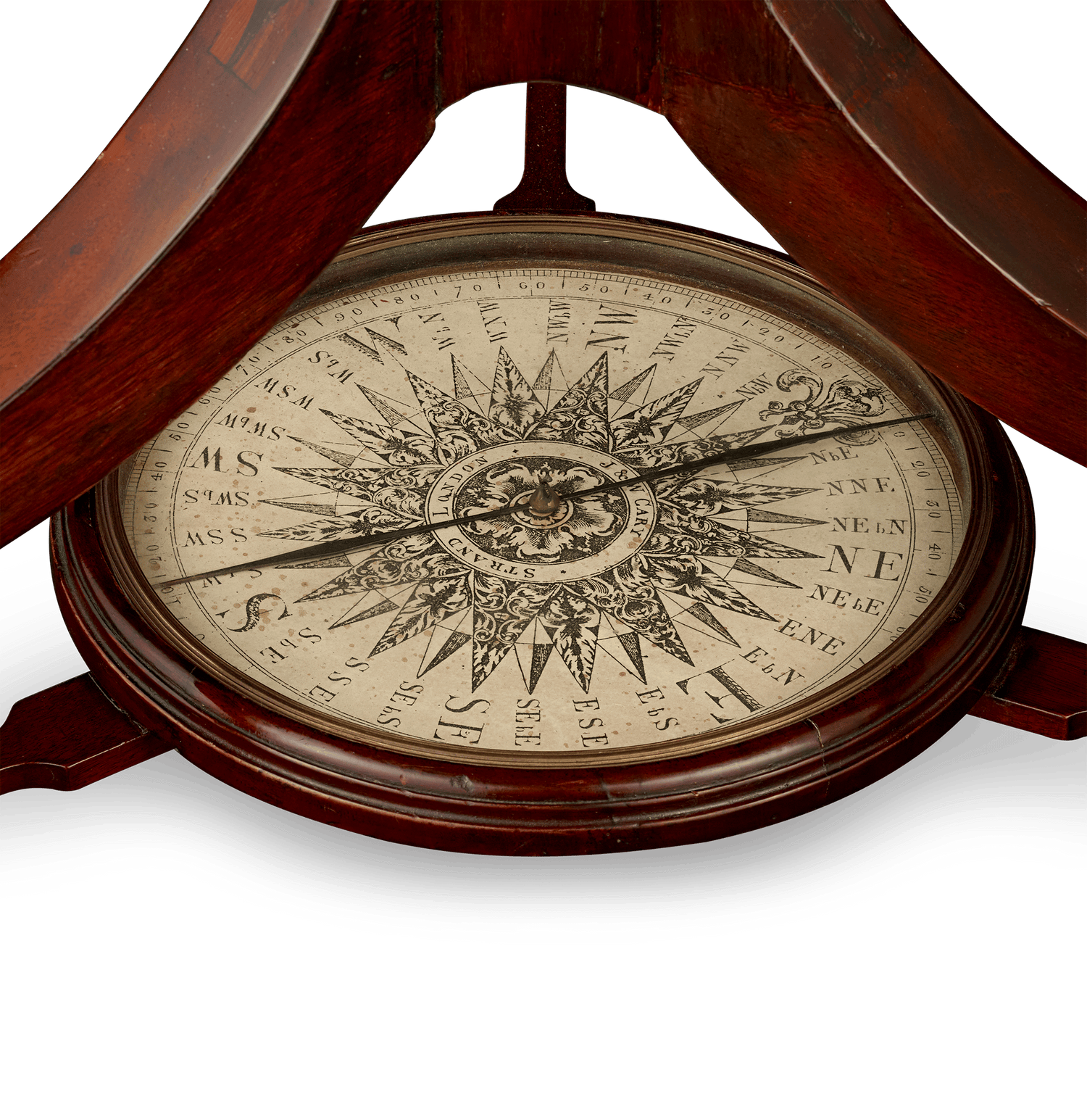 Georgian 21-Inch Terrestrial and Celestial Floor Globes by J. W. Cary