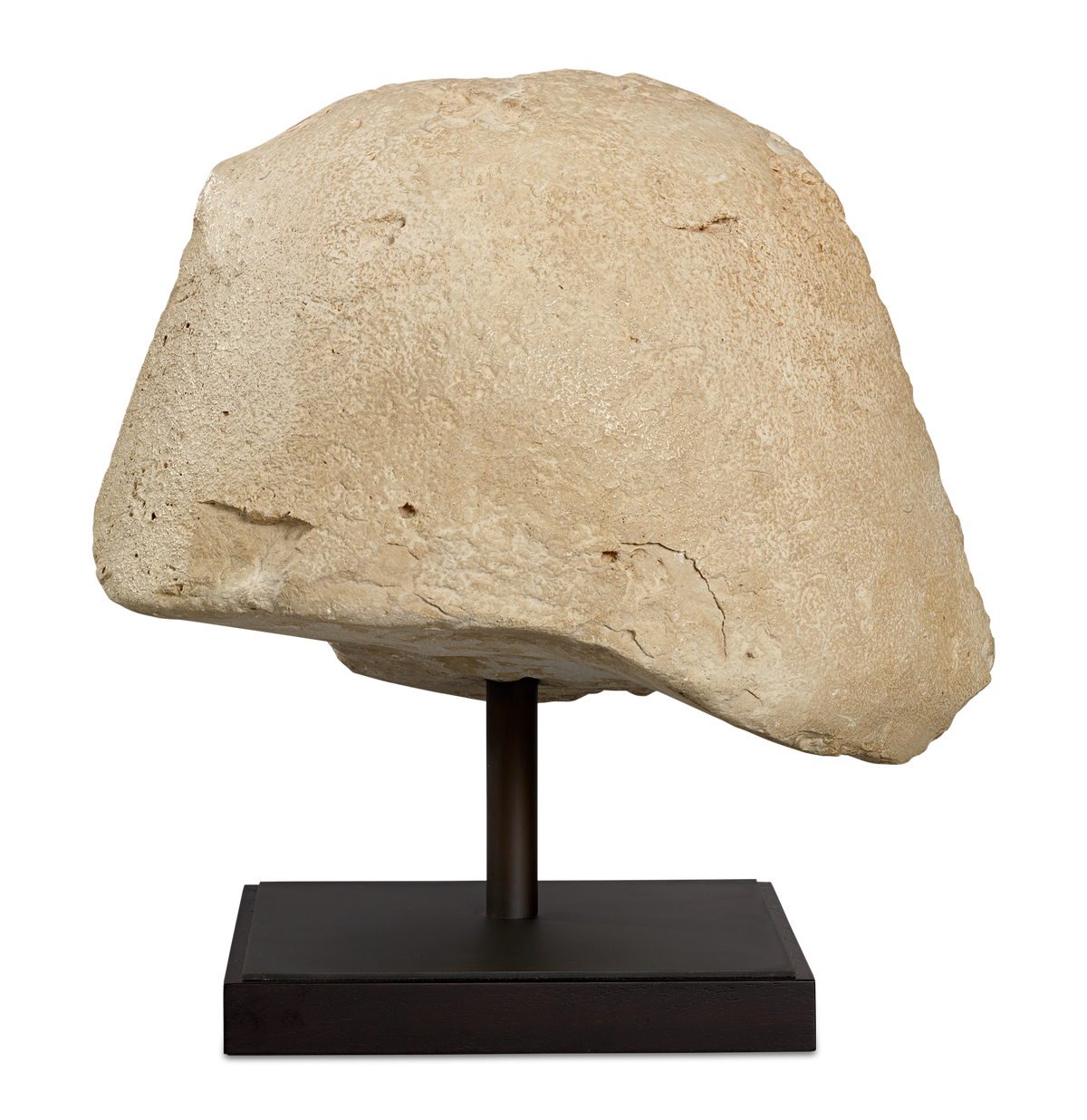 Ancient Egyptian Limestone Head of a Ptolemaic King