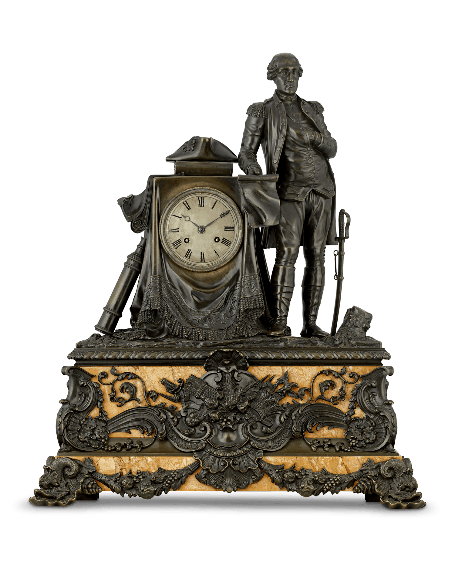 George Washington Mantel Clock