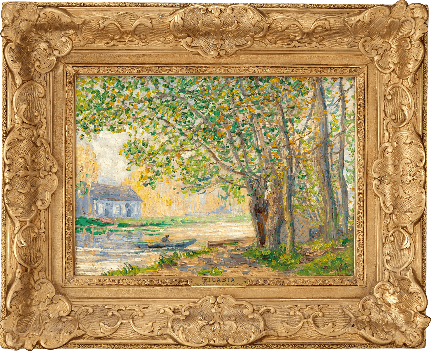 The Effect of Sun on the Banks of the Loing by Francis Picabia