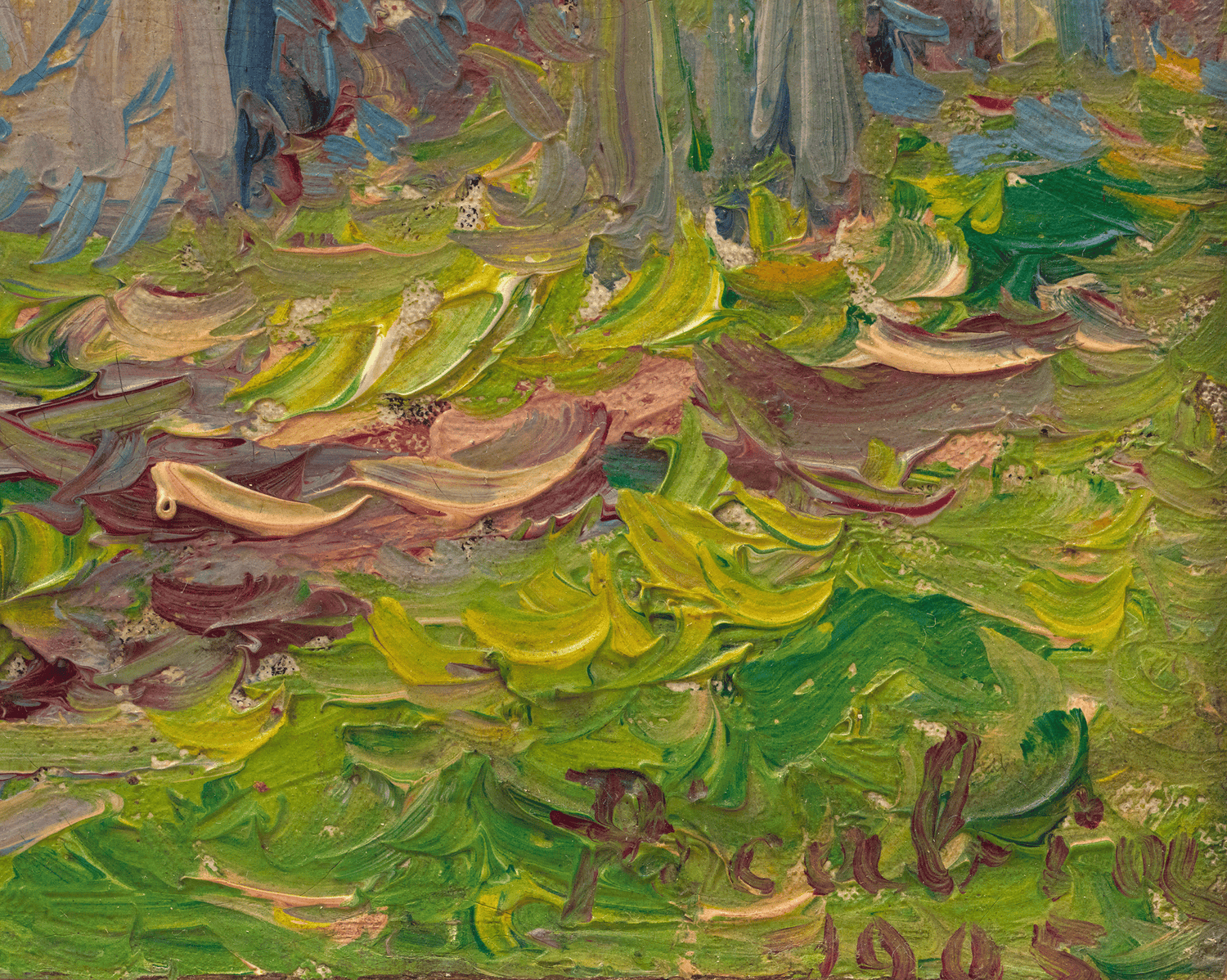 The Effect of Sun on the Banks of the Loing by Francis Picabia