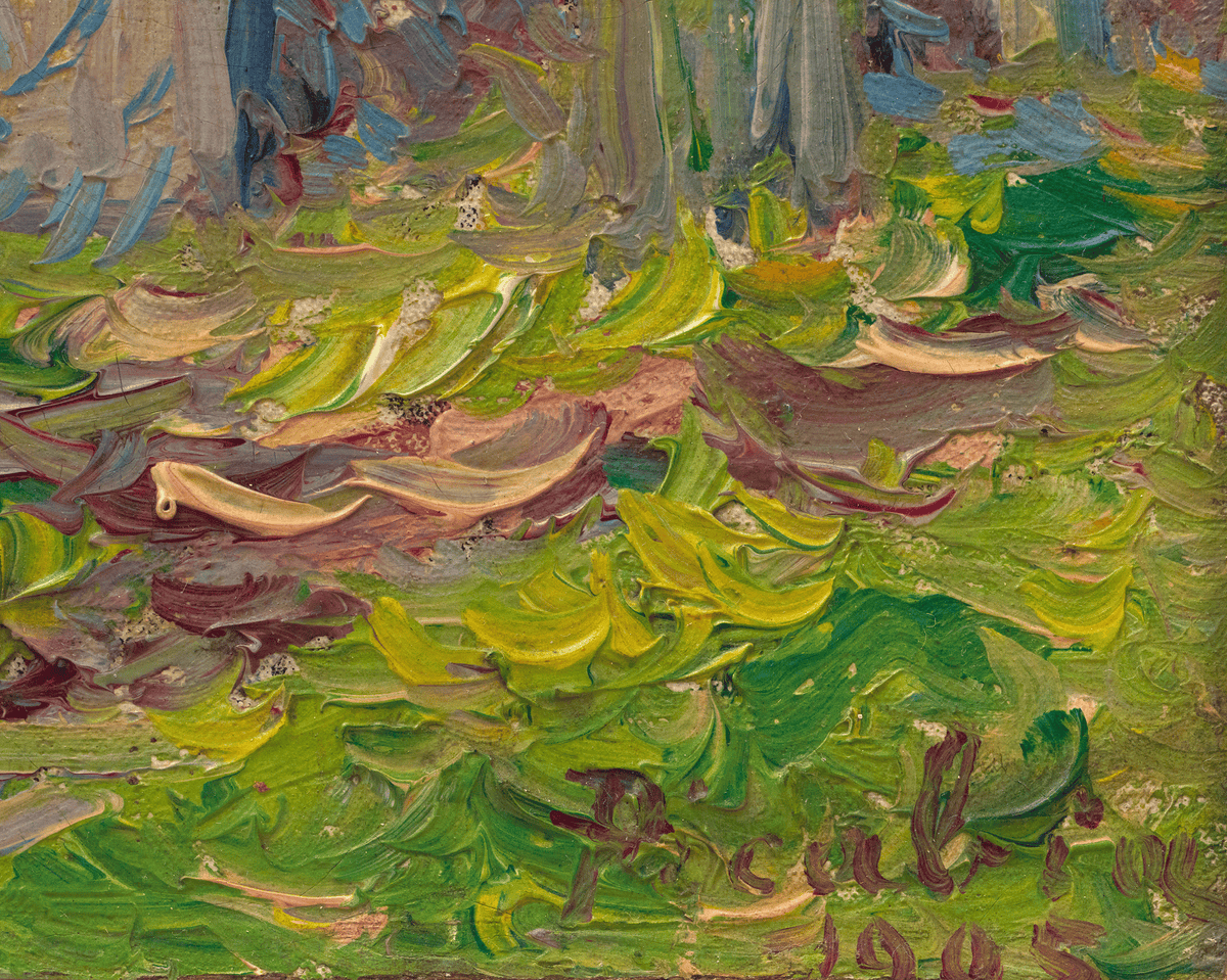 The Effect of Sun on the Banks of the Loing by Francis Picabia