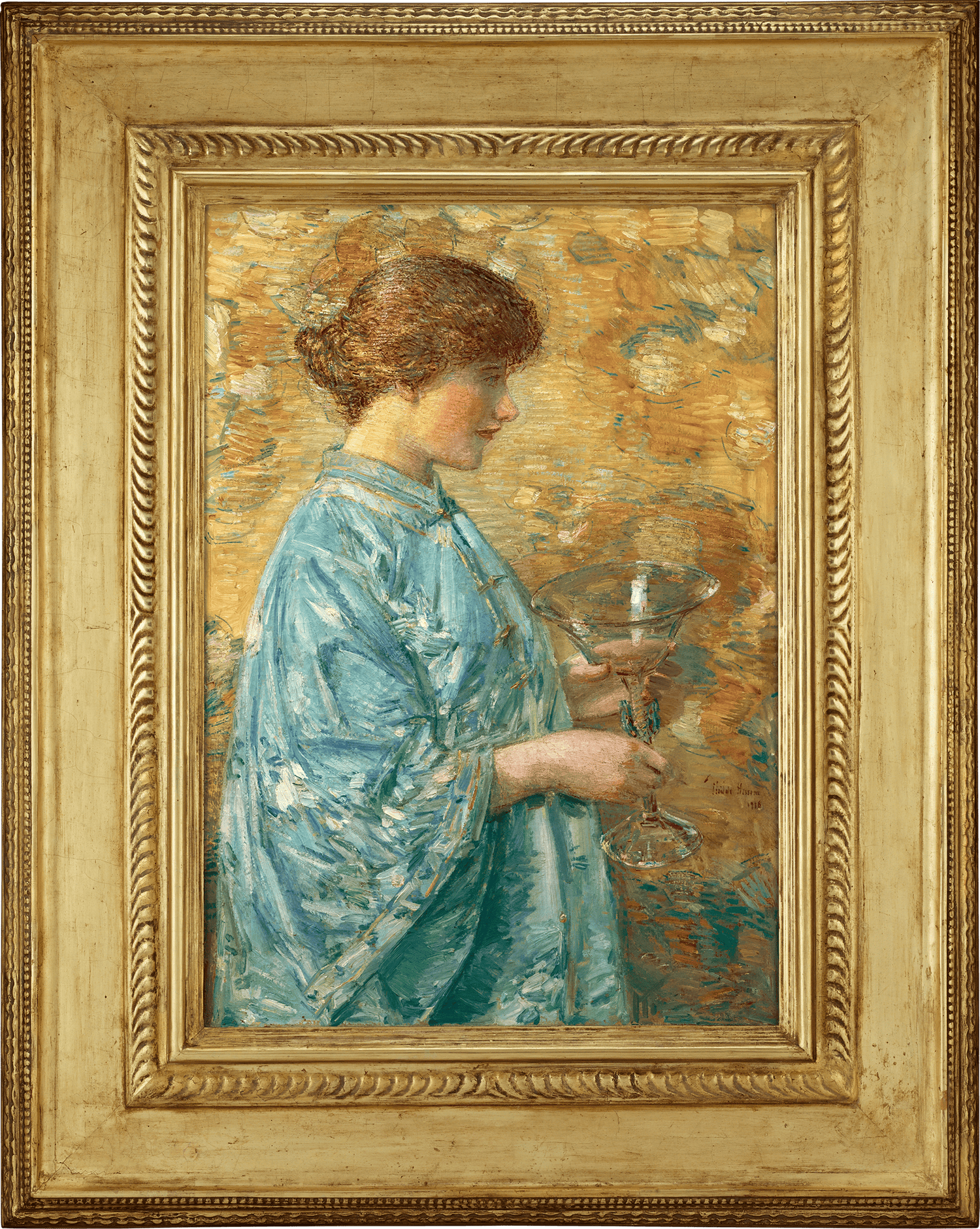 Venetian Glass (Portrait of Kitty Hughes) by Childe Hassam