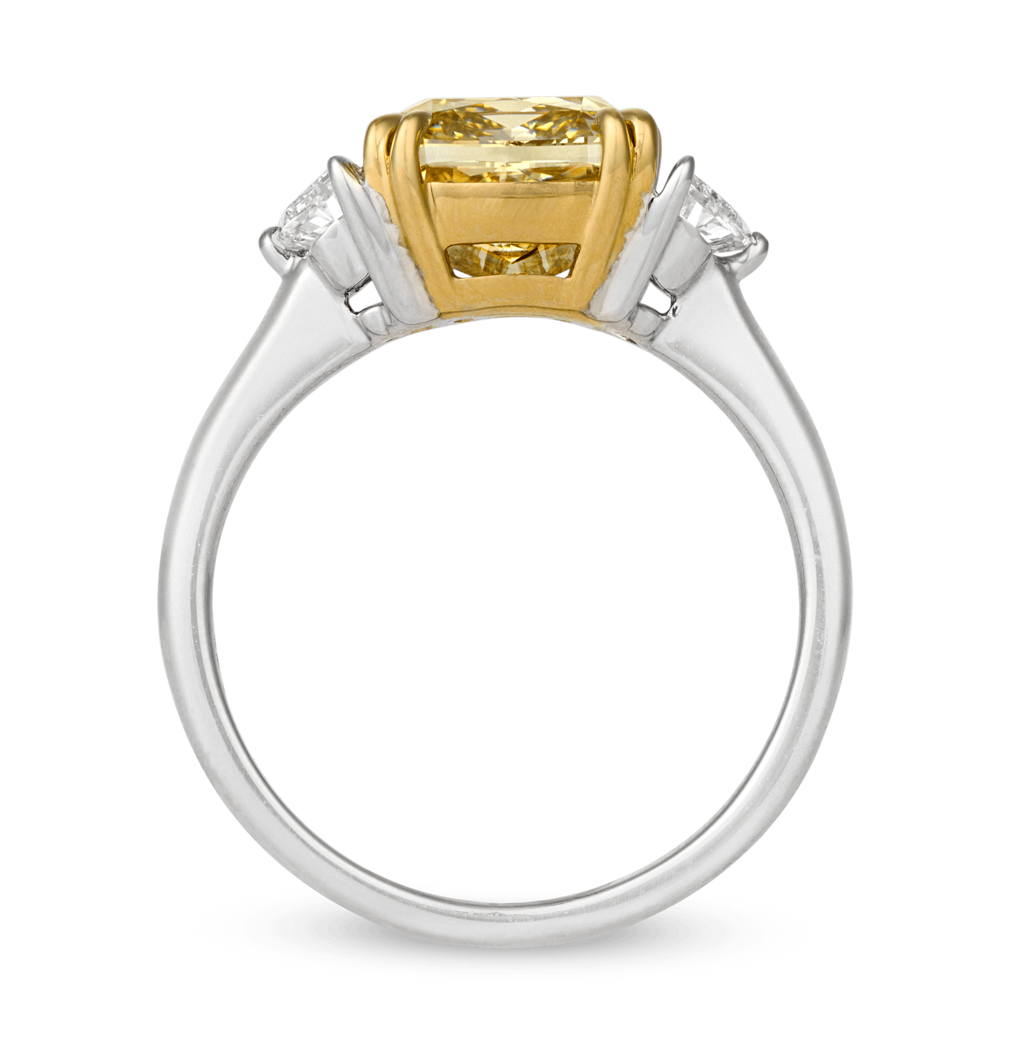 Fancy Yellow Diamond Ring, 4.01 Carats