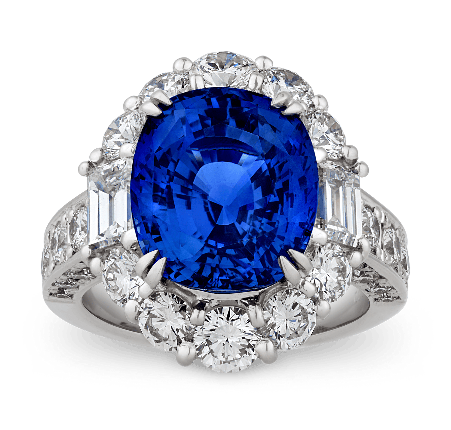 Ceylon Sapphire Ring, Unheated, 8.37 Carats