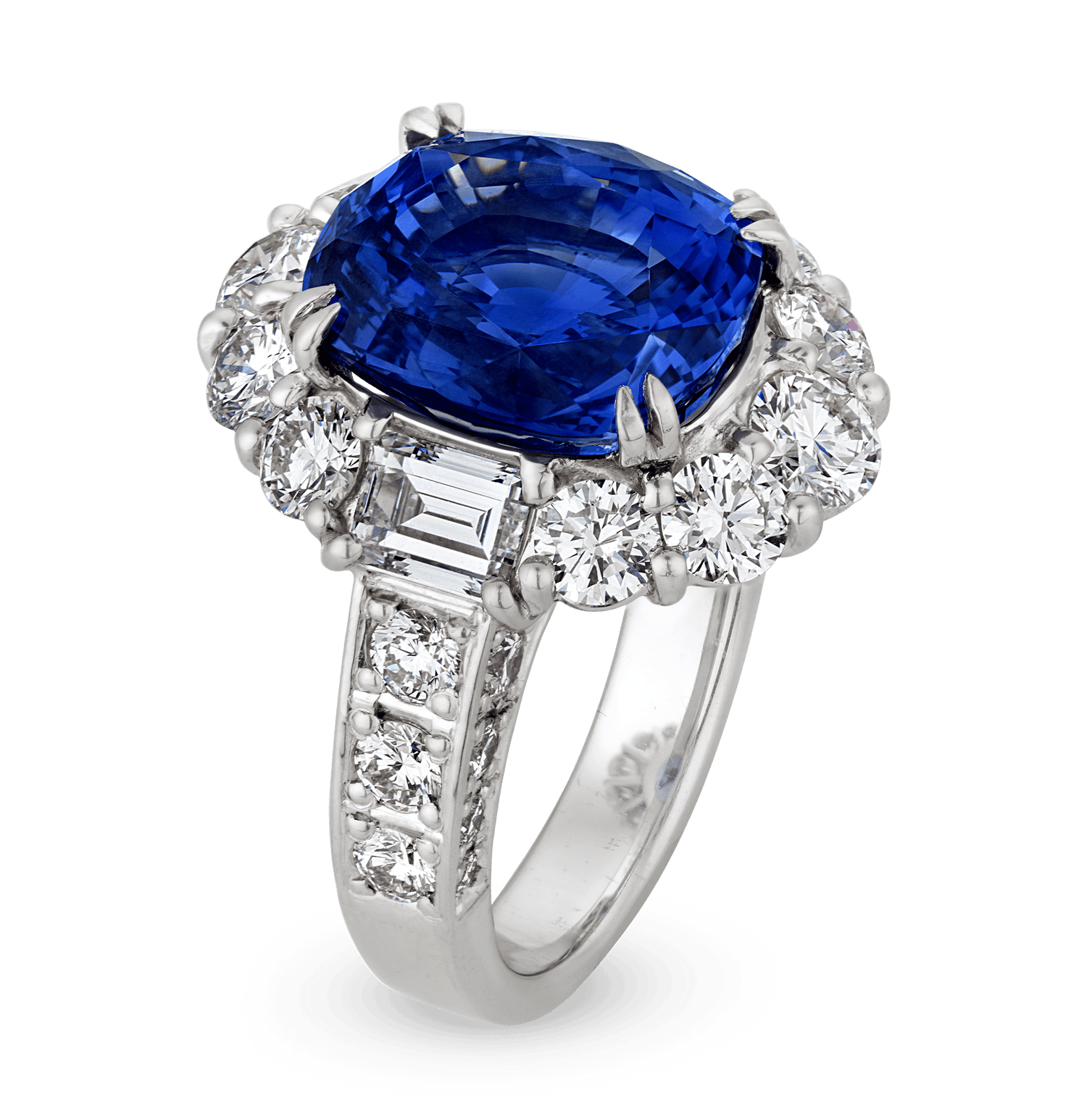 Ceylon Sapphire Ring, Unheated, 8.37 Carats