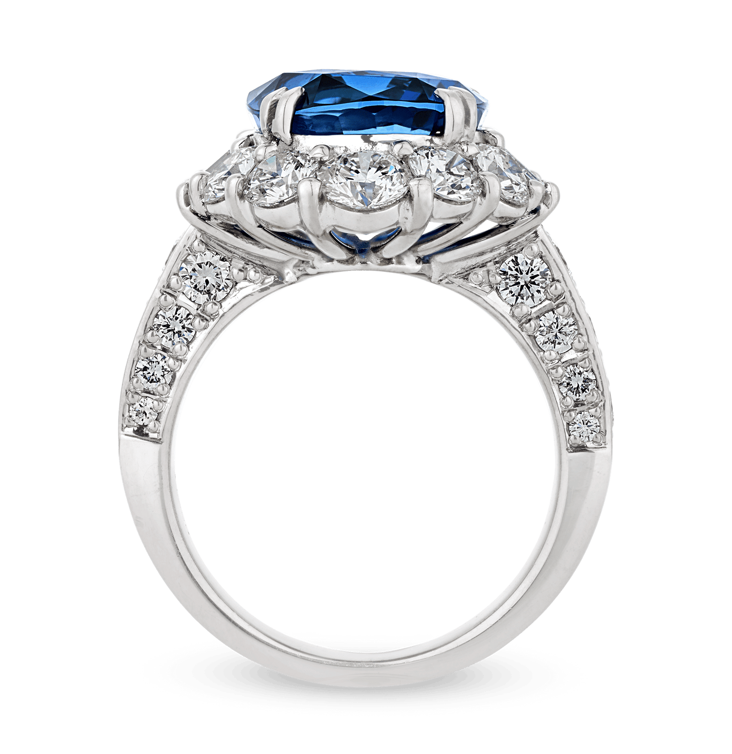 Ceylon Sapphire Ring, Unheated, 8.37 Carats