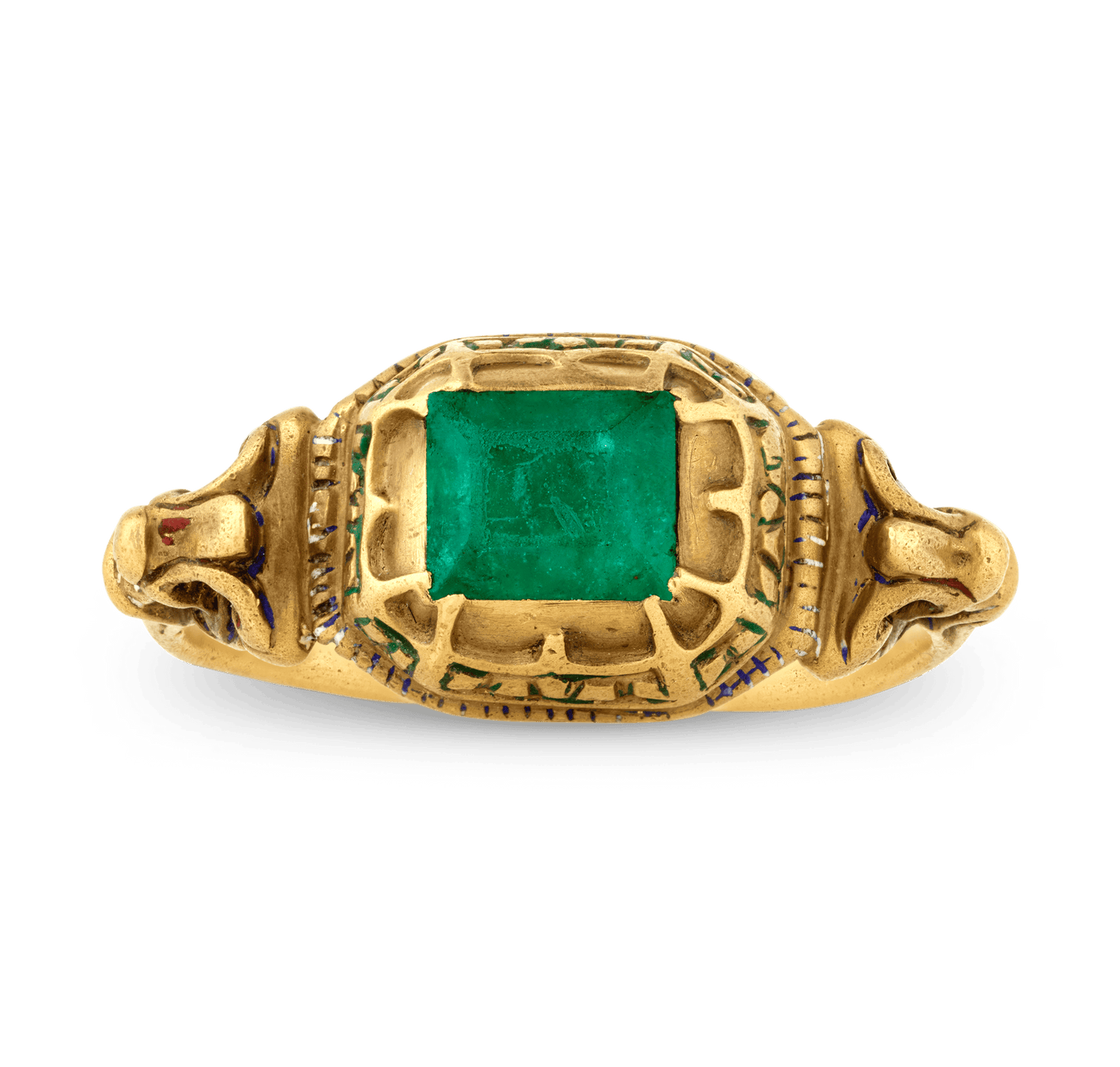 Renaissance Emerald Ring, 1.00 Carat