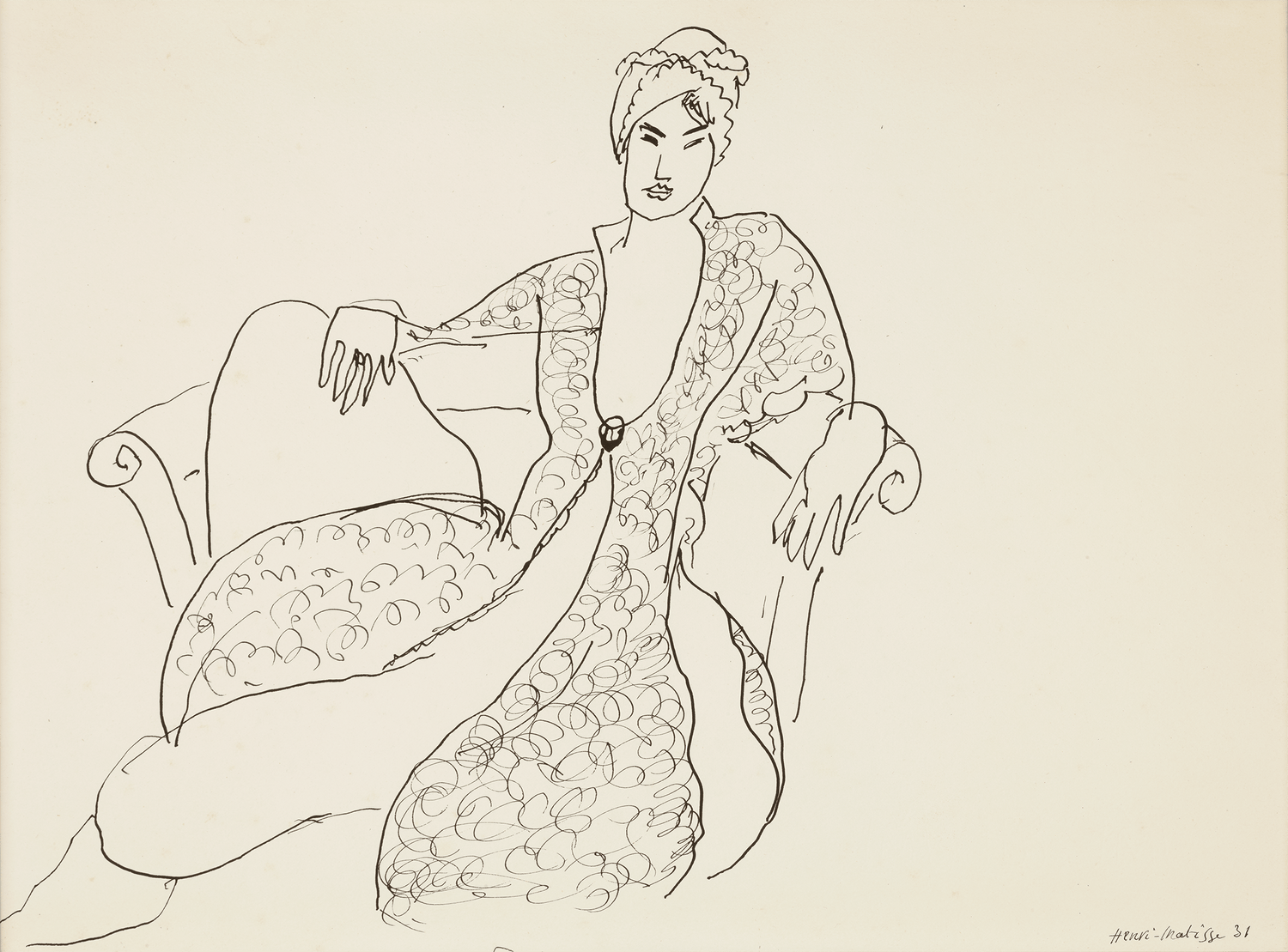 Woman in a Chair by Henri Matisse