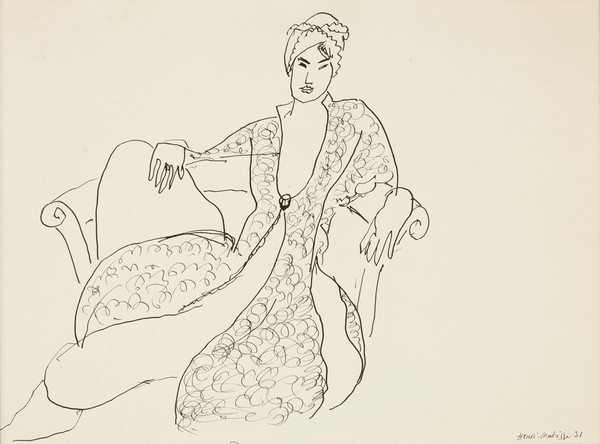 Woman in a Chair by Henri Matisse