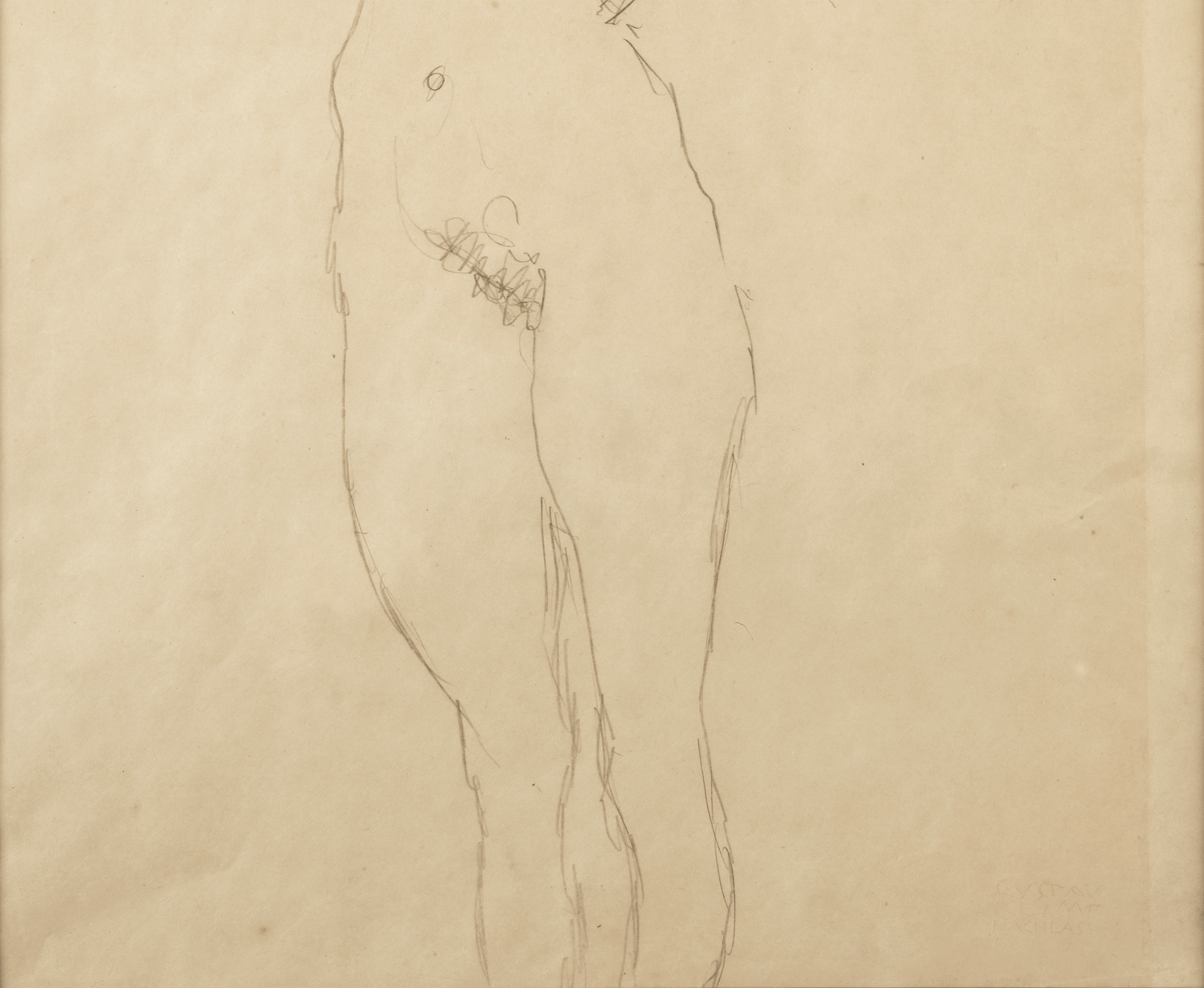 Standing Female Nude by Gustav Klimt