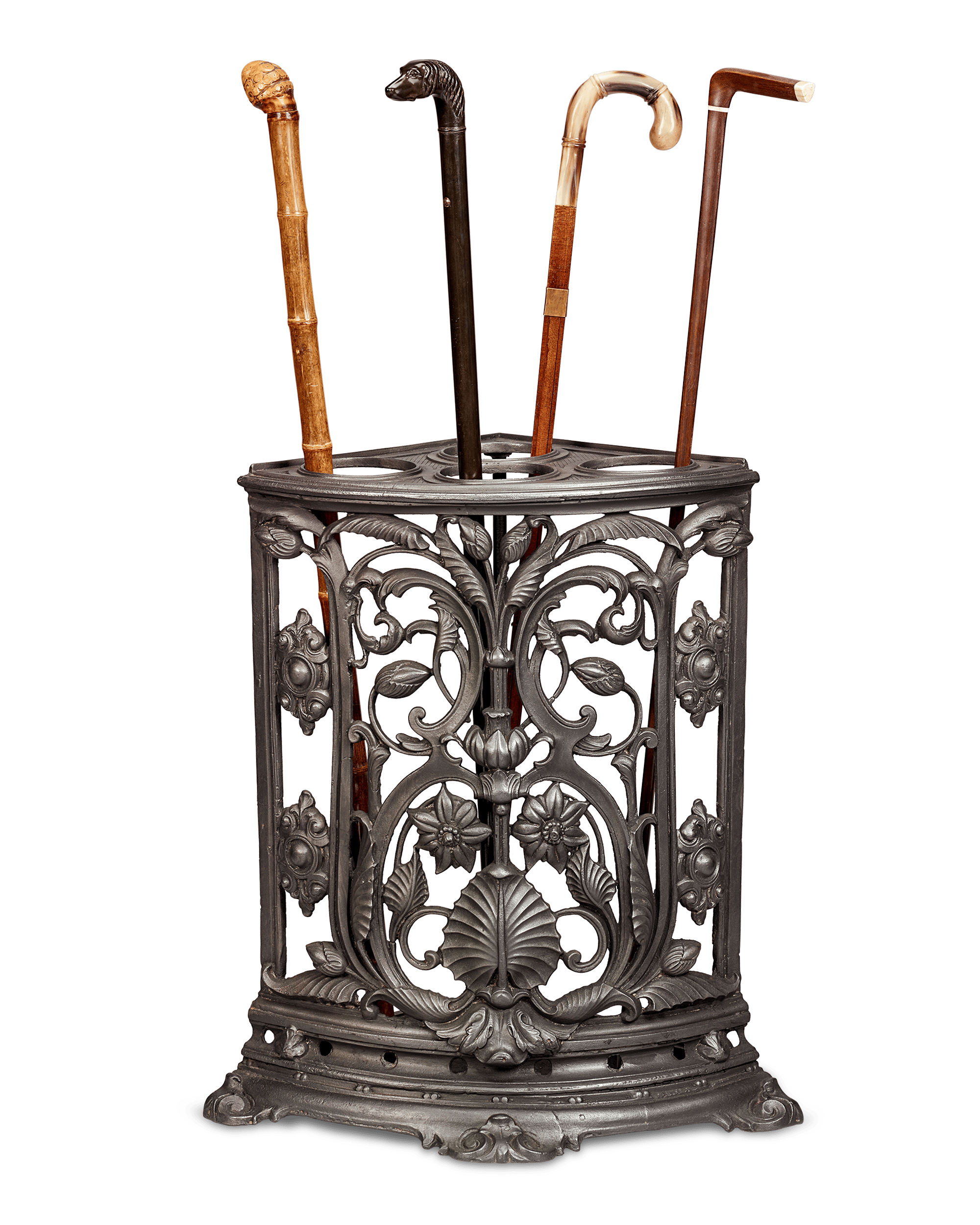Cast Iron Cane and Umbrella Stand