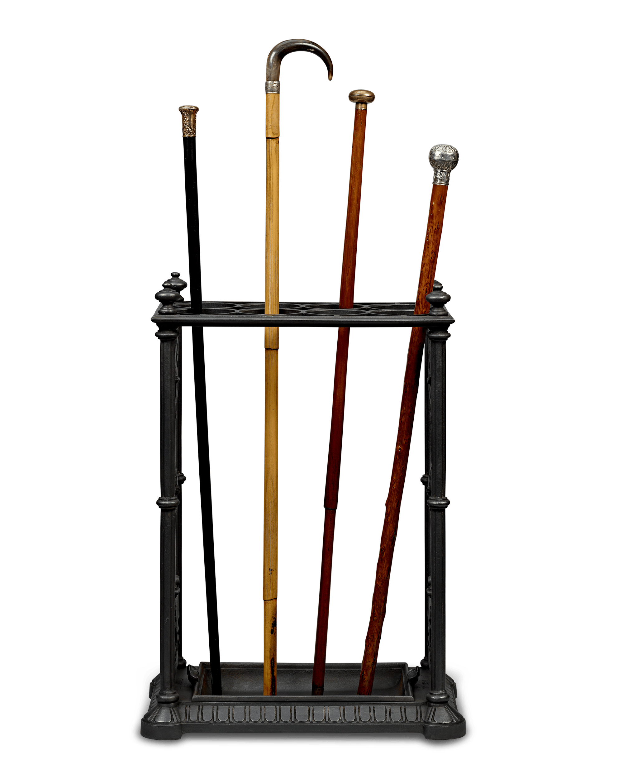 Cast Iron Cane and Umbrella Stand by Coalbrookdale