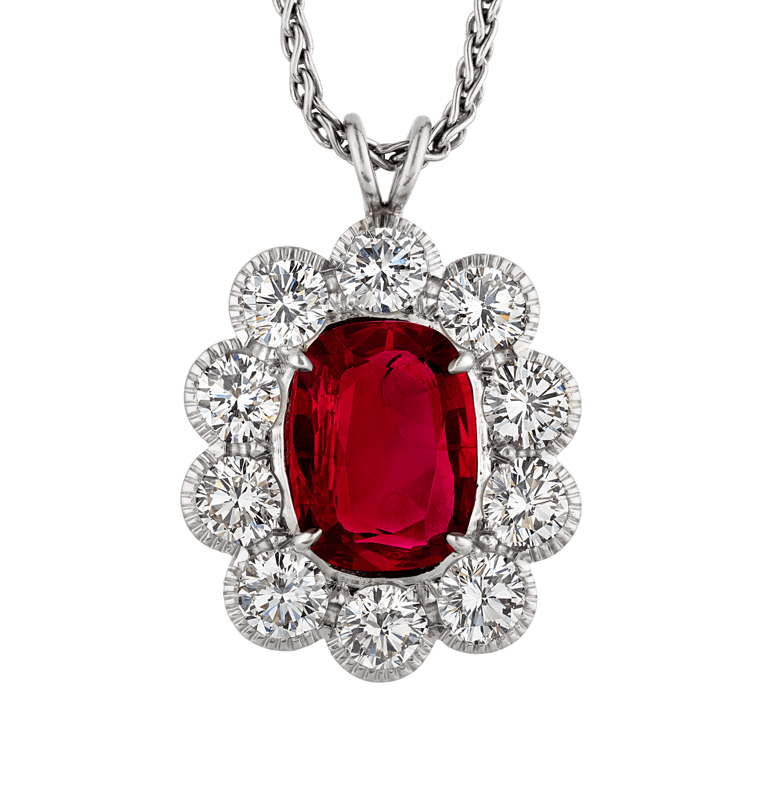 The Sultan of Brunei's Ruby Pendant, 5.40 Carats