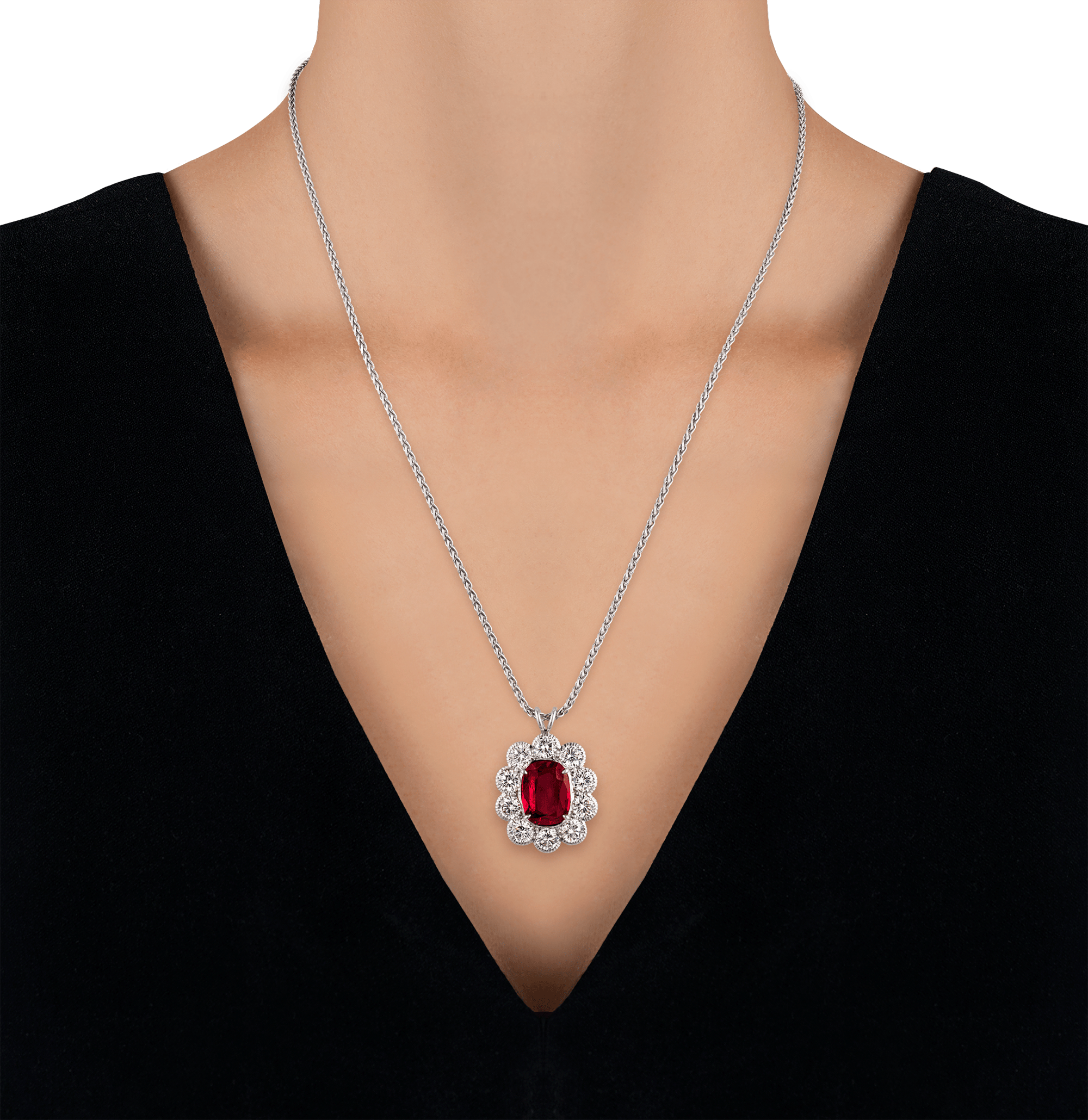 The Sultan of Brunei's Ruby Pendant, 5.40 Carats