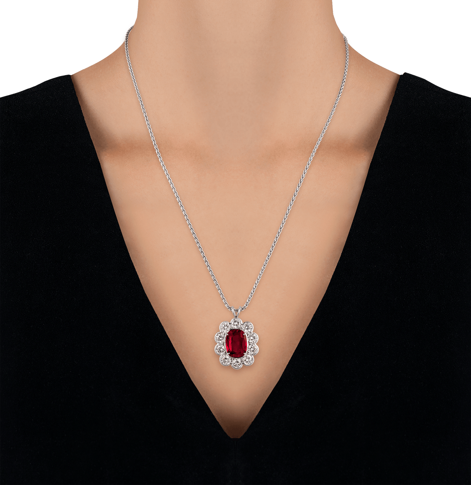 The Sultan of Brunei's Ruby Pendant, 5.40 Carats