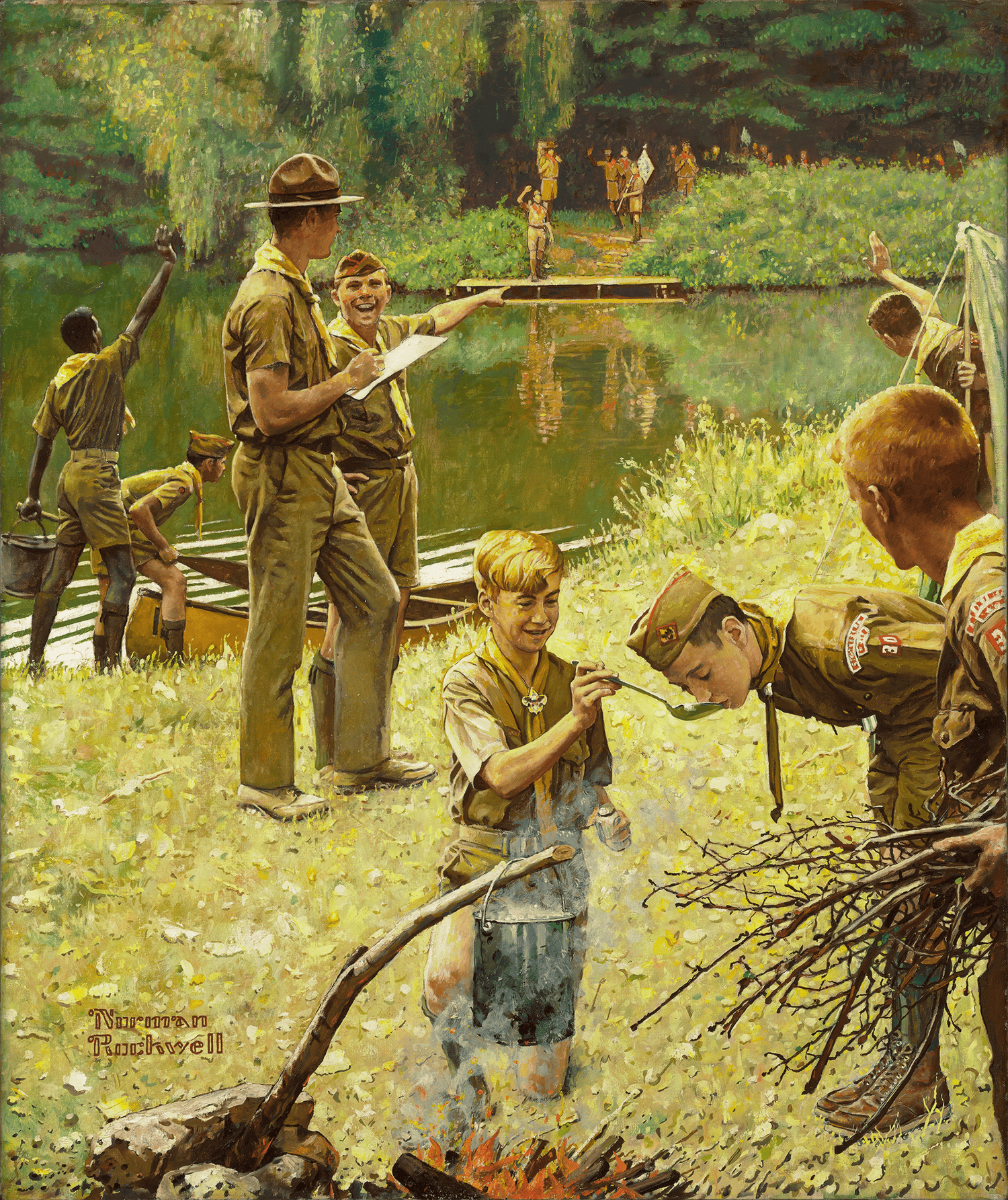 Come and Get It! by Norman Rockwell