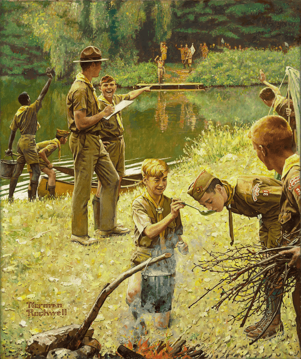 Come and Get It! by Norman Rockwell